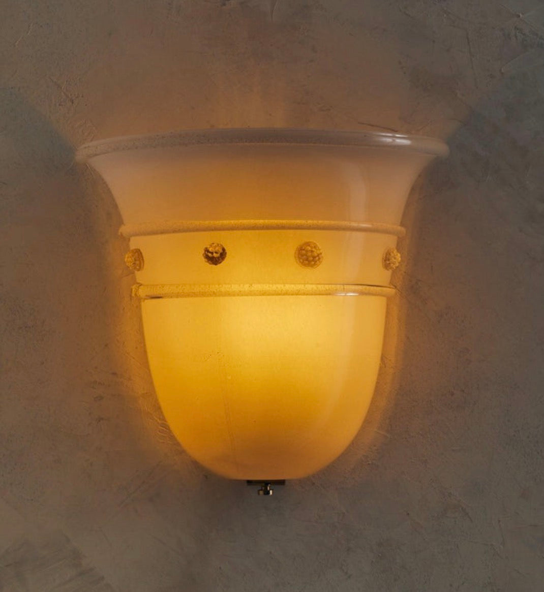 Pair of Murano Glass Wall Lights by Barovier & Toso