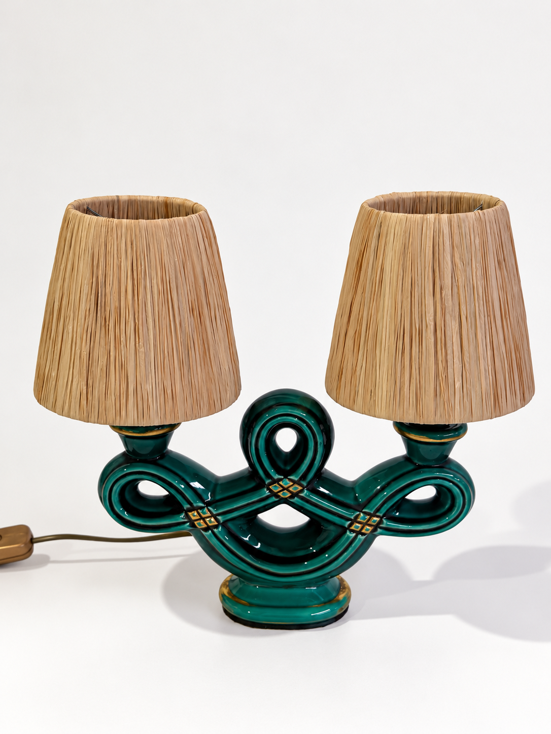 1960’s French Ceramic Lamp - Two Available