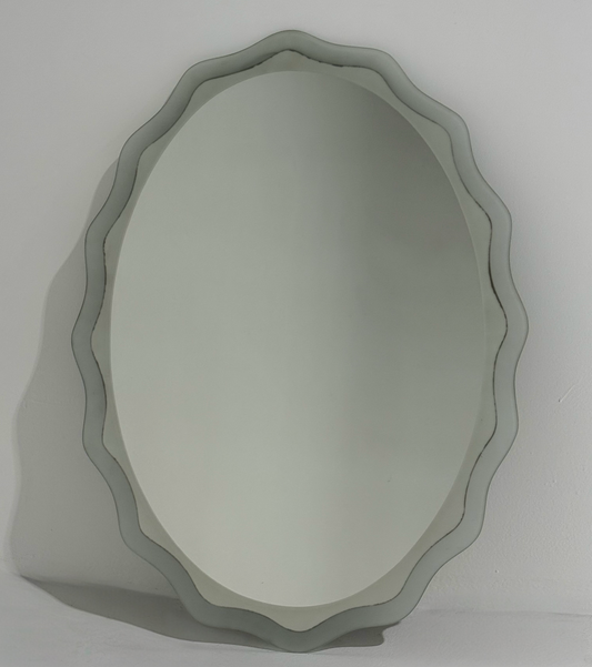 Italian Glass Mirror - Two Available