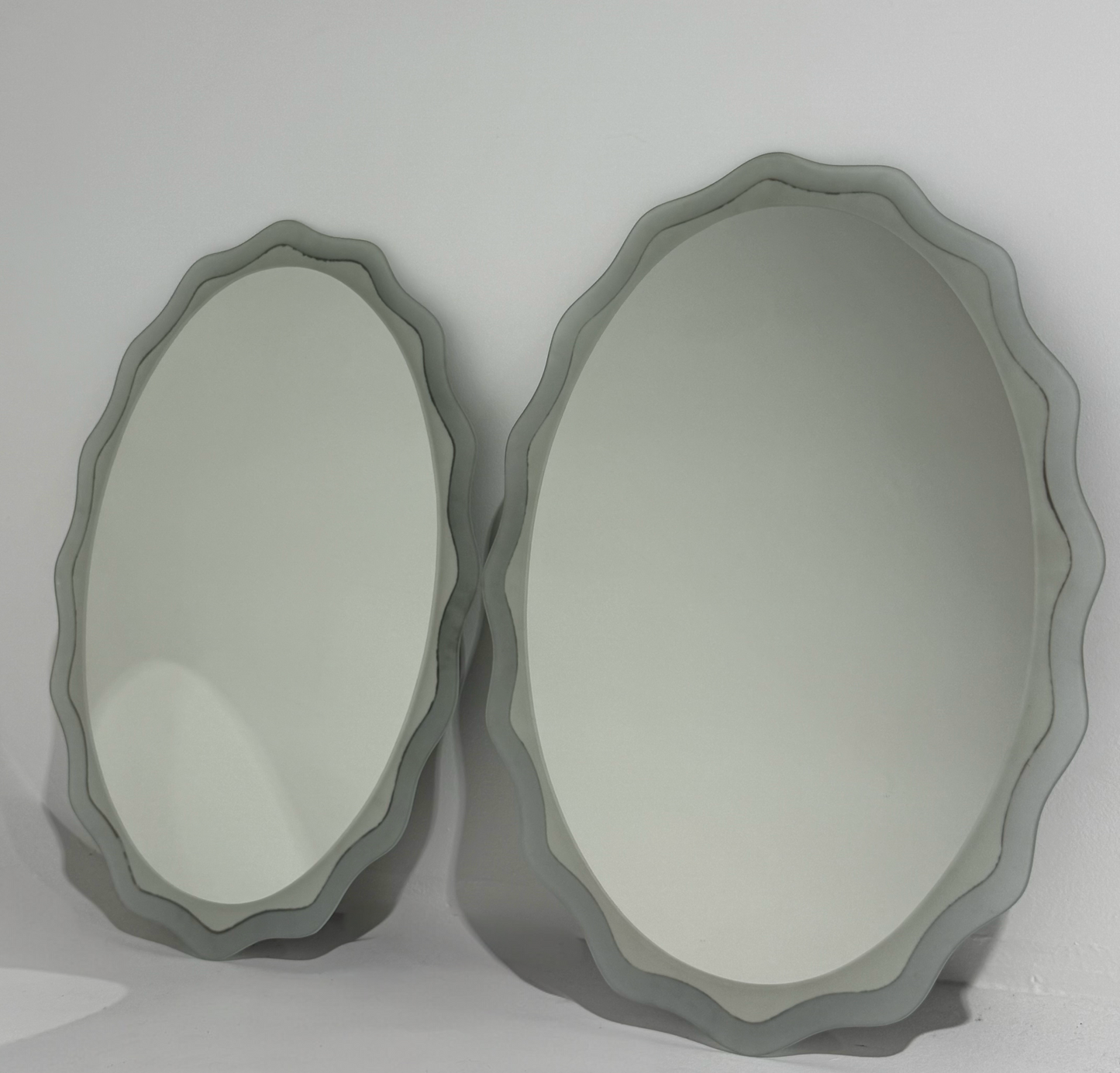 Italian Glass Mirror - Two Available