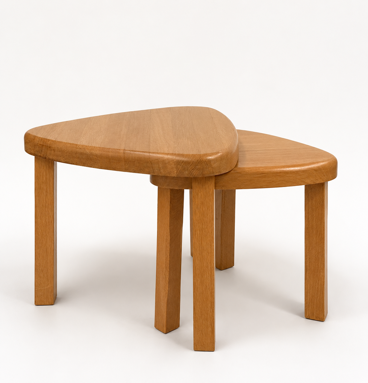 Vintage Oak Nesting Tables