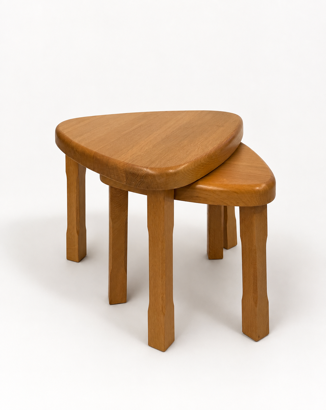 Vintage Oak Nesting Tables