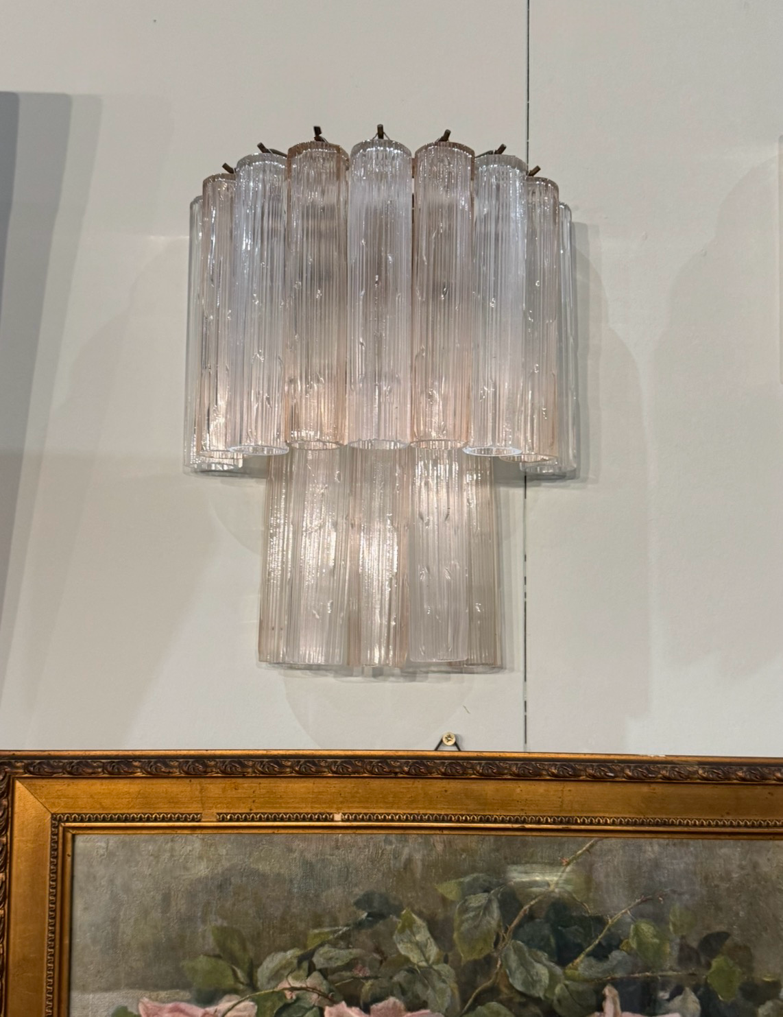 Large Murano Glass Wall Light