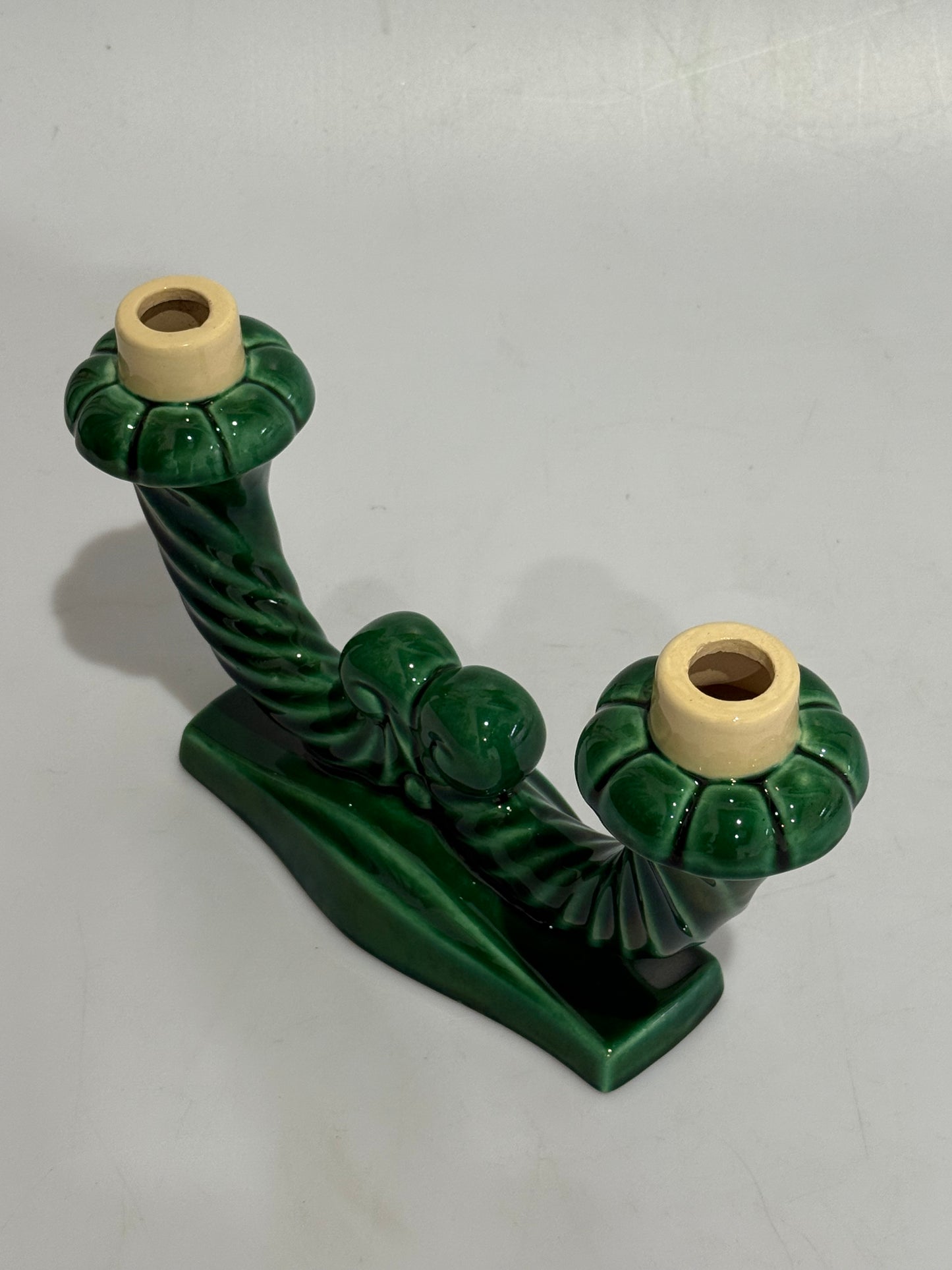 French Ceramic Candle Holder