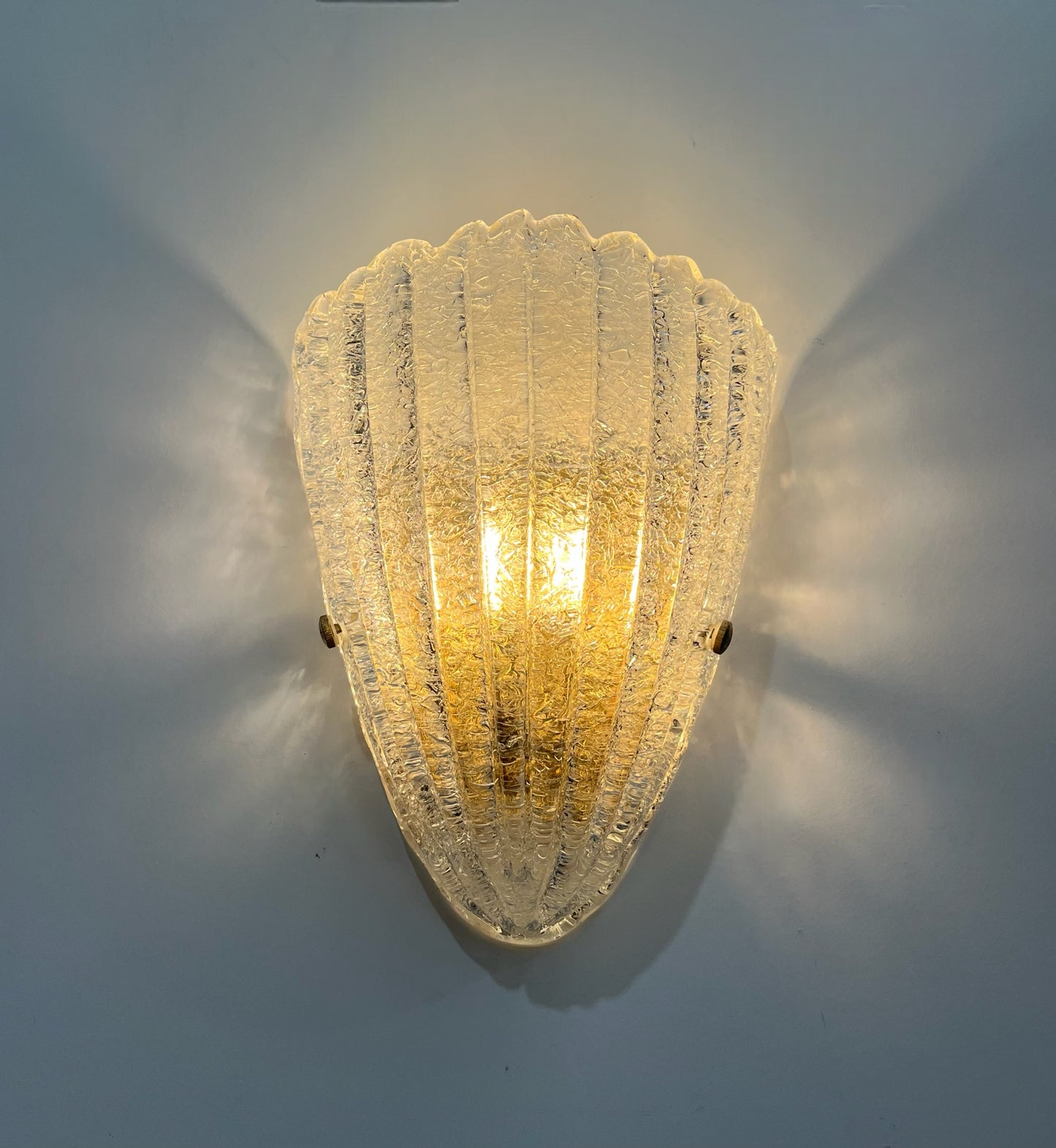 PRE-ORDER Pair of Murano Glass Wall Lights.