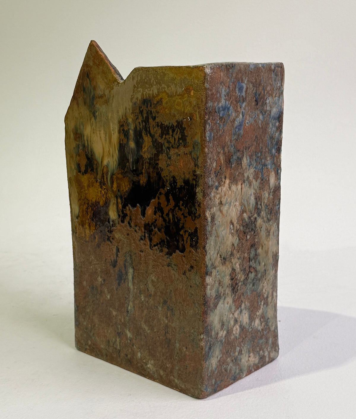 Large 1970’s French Brutalist Stoneware Vase