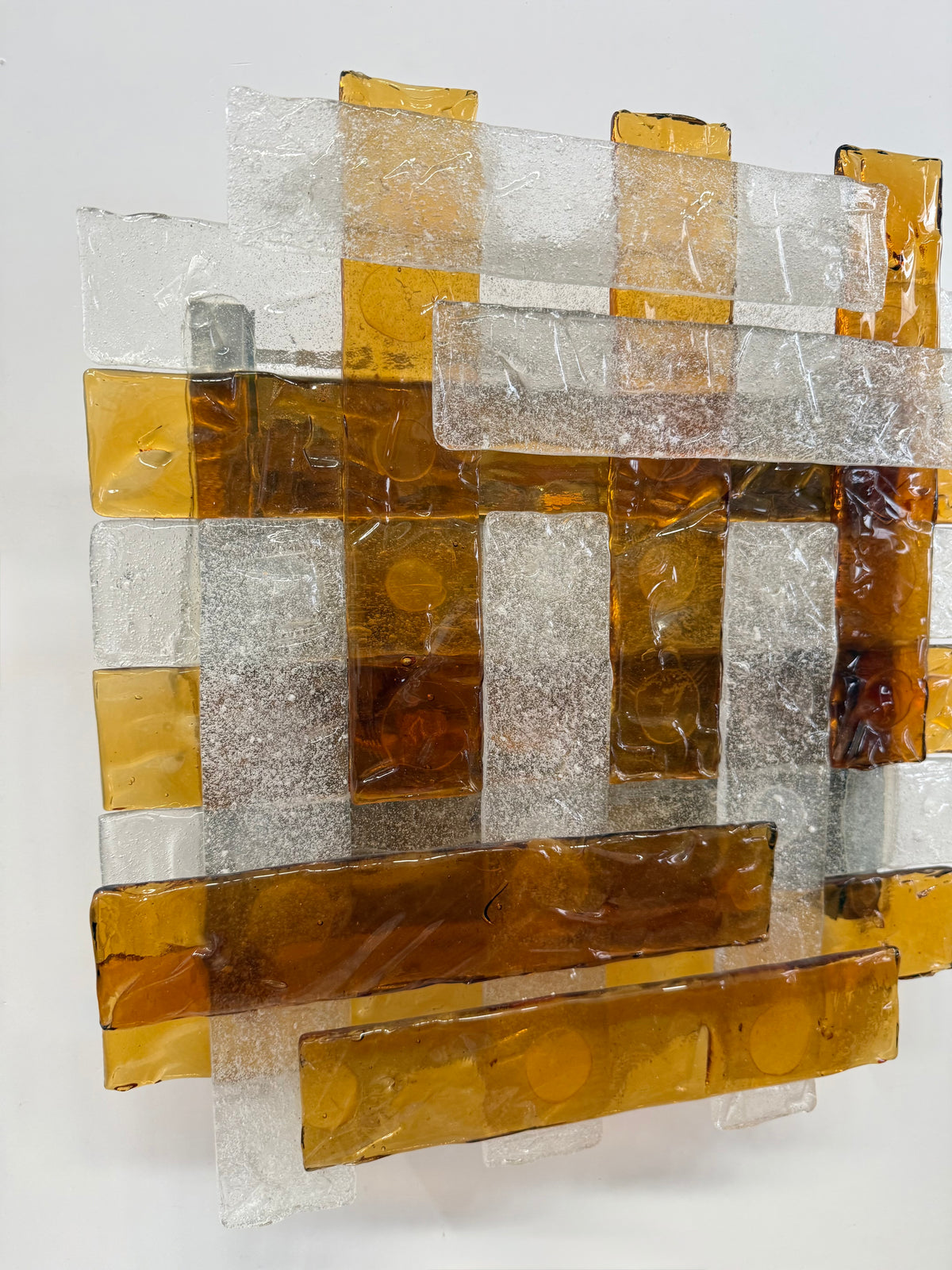 Large Murano Glass Wall Light by Poliarte