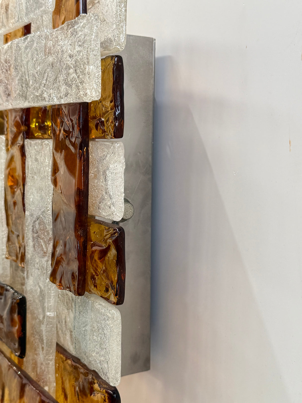 Large Murano Glass Wall Light by Poliarte