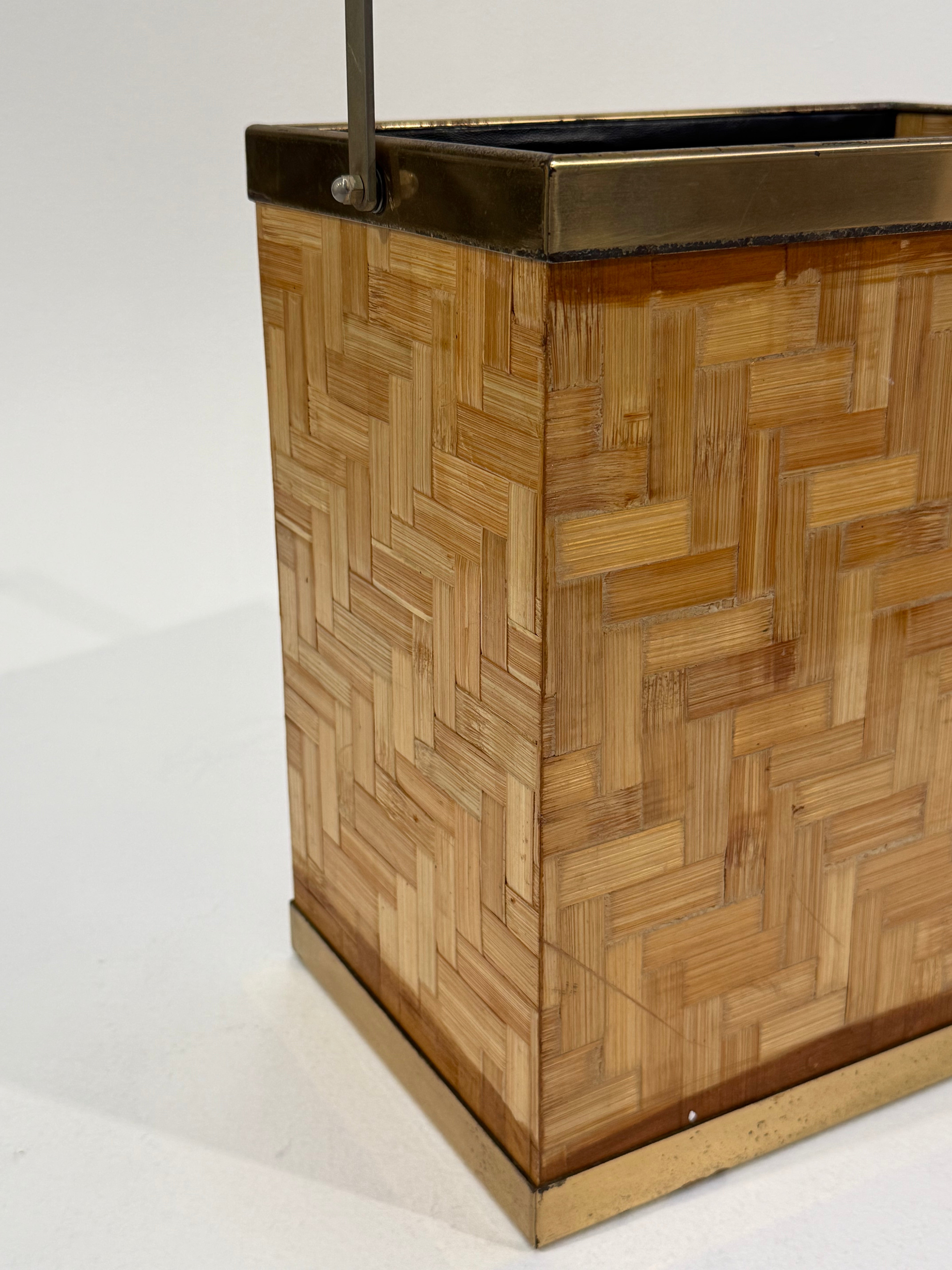 Italian Bamboo Magazine Holder
