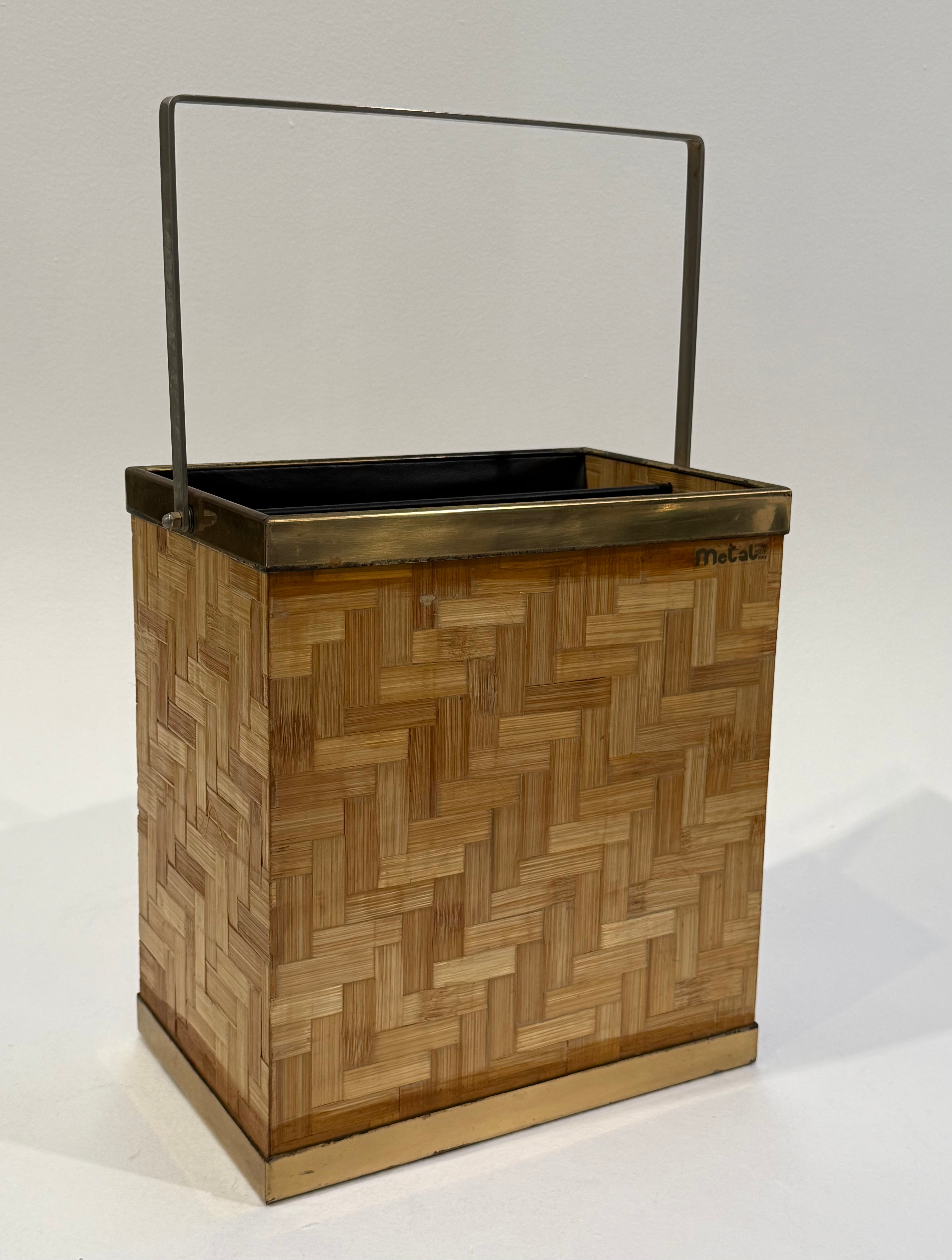 Italian Bamboo Magazine Holder