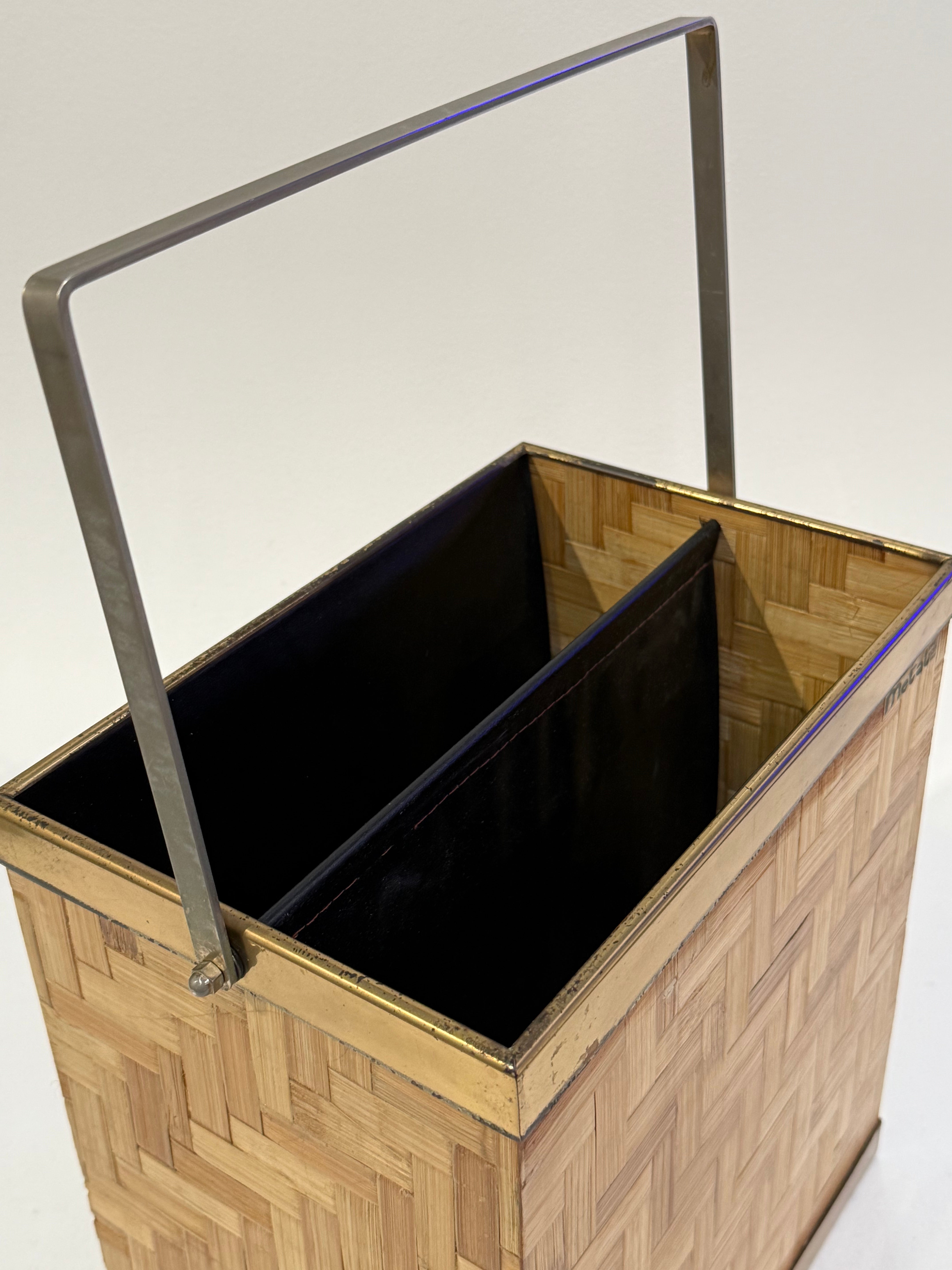 Italian Bamboo Magazine Holder