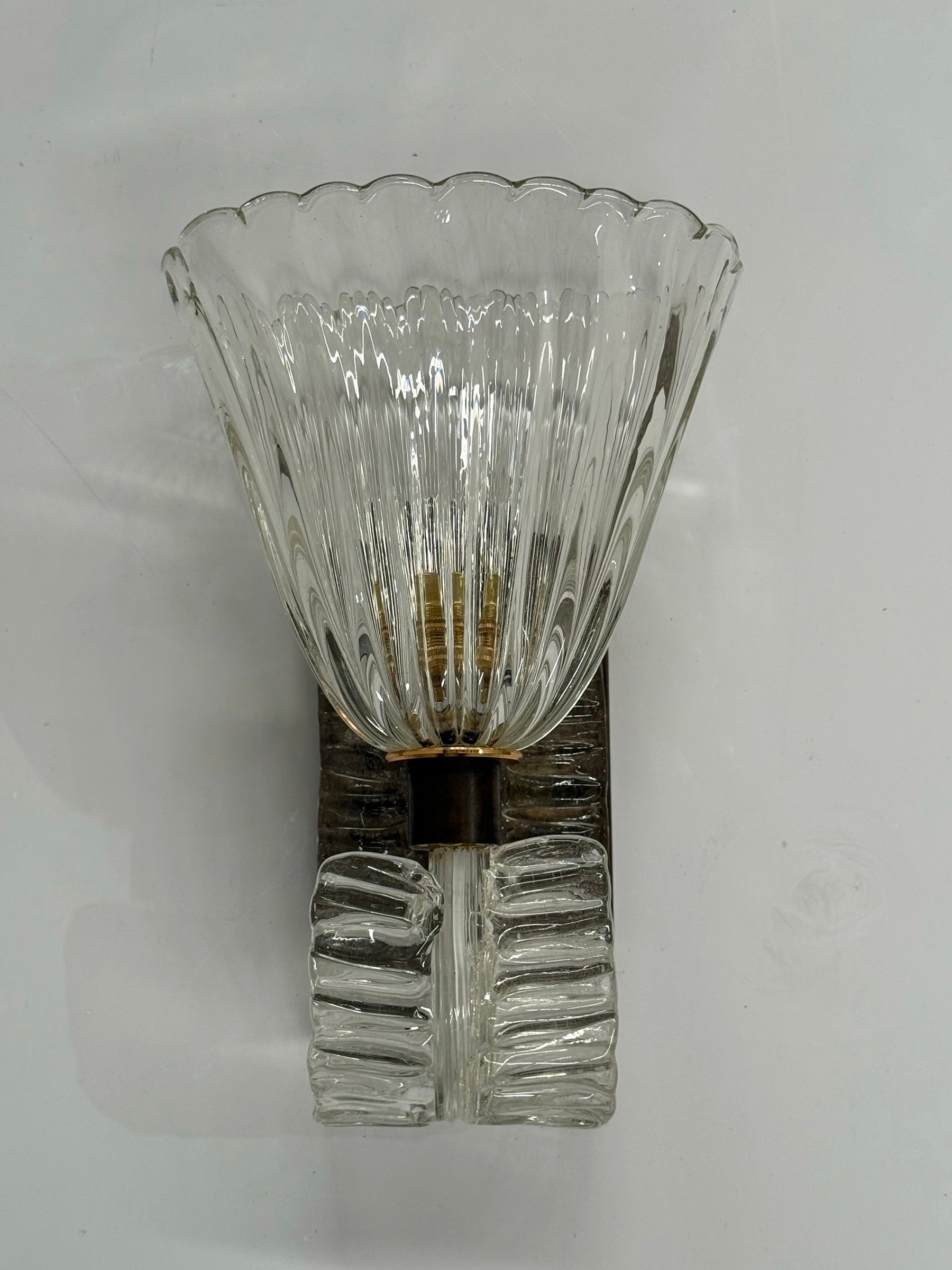 Single Murano Wall Light by Barovier