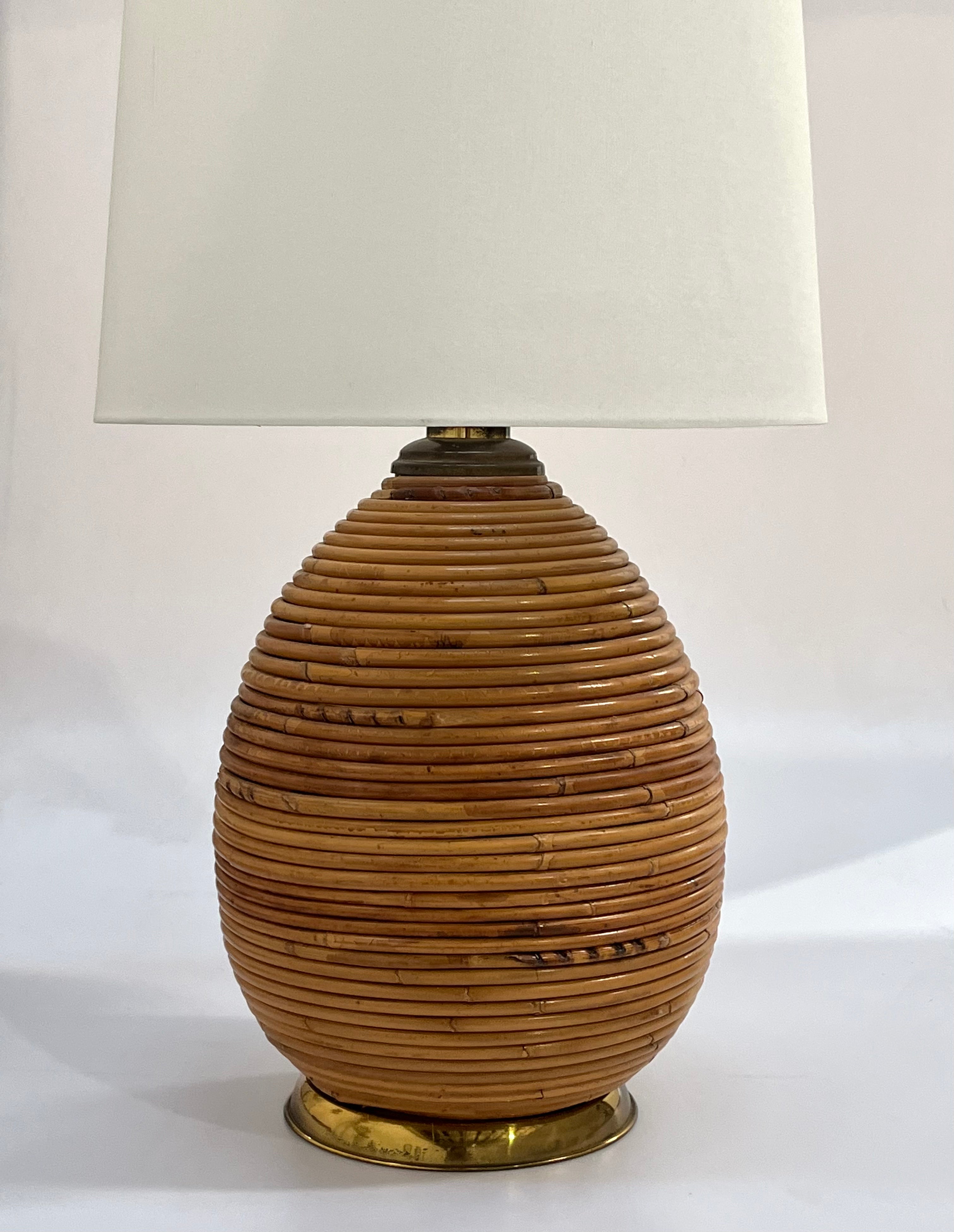 Vintage Italian Gabriella Crespi Style Lamp