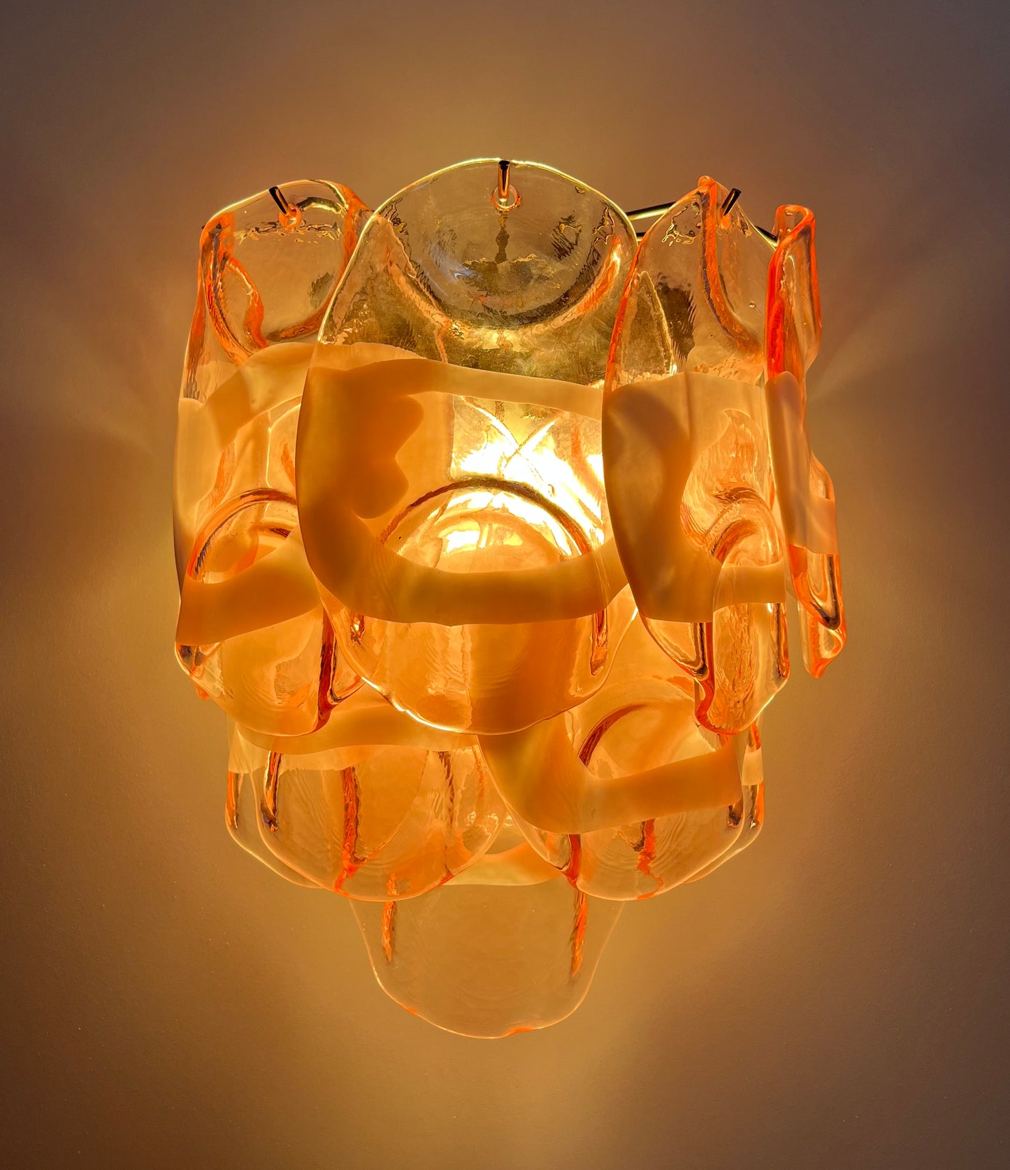Pair of Murano Glass Wall Lights