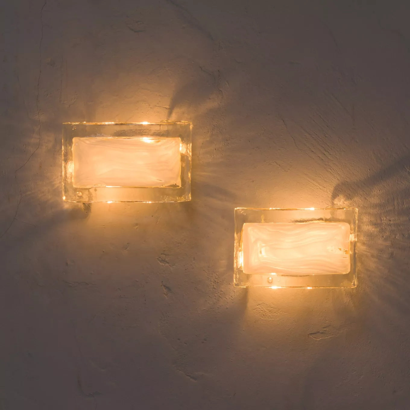 Pair of Murano Wall Lights by La Murrina