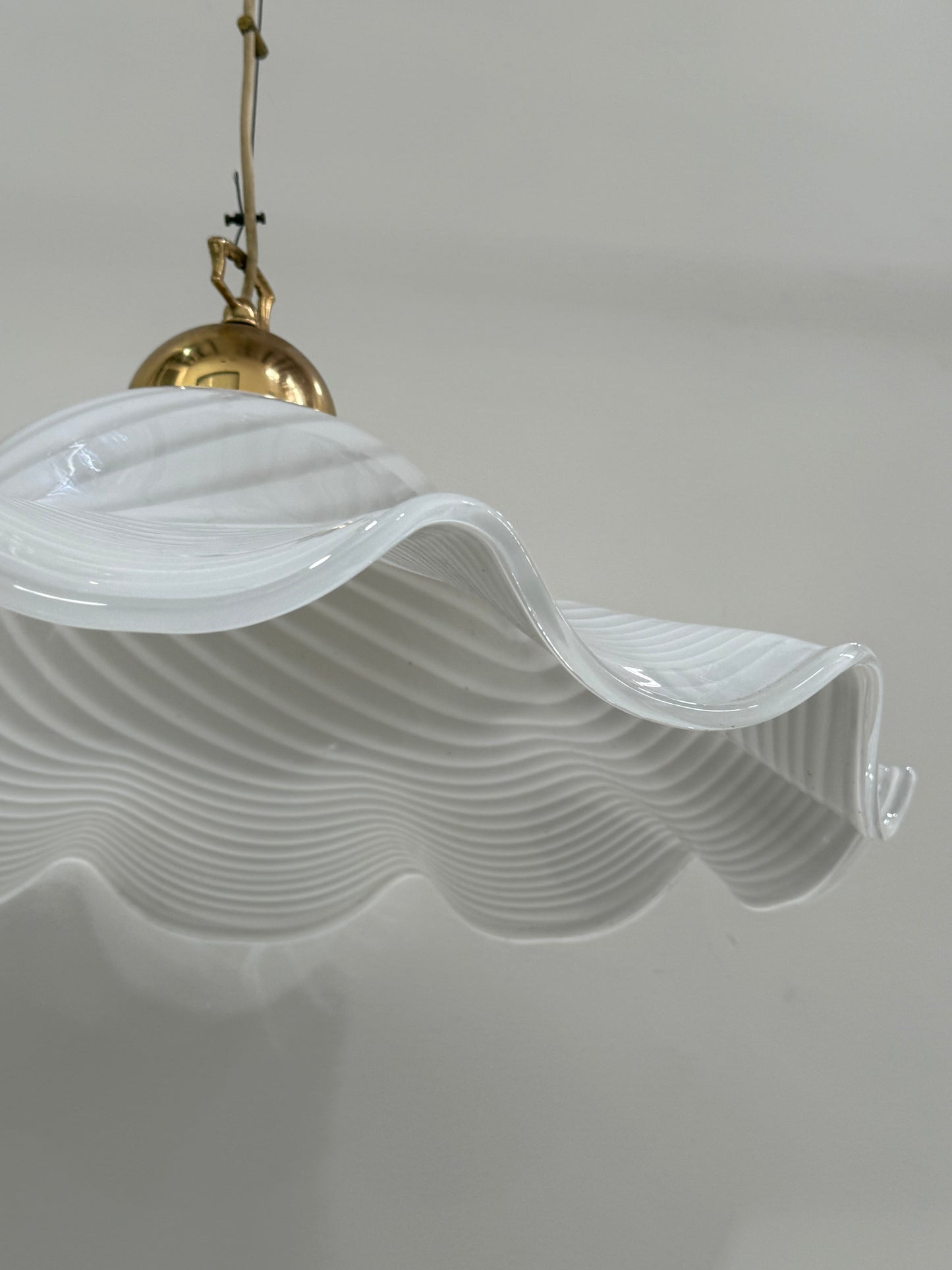Murano Glass Swirl Handkerchief Pendant Light