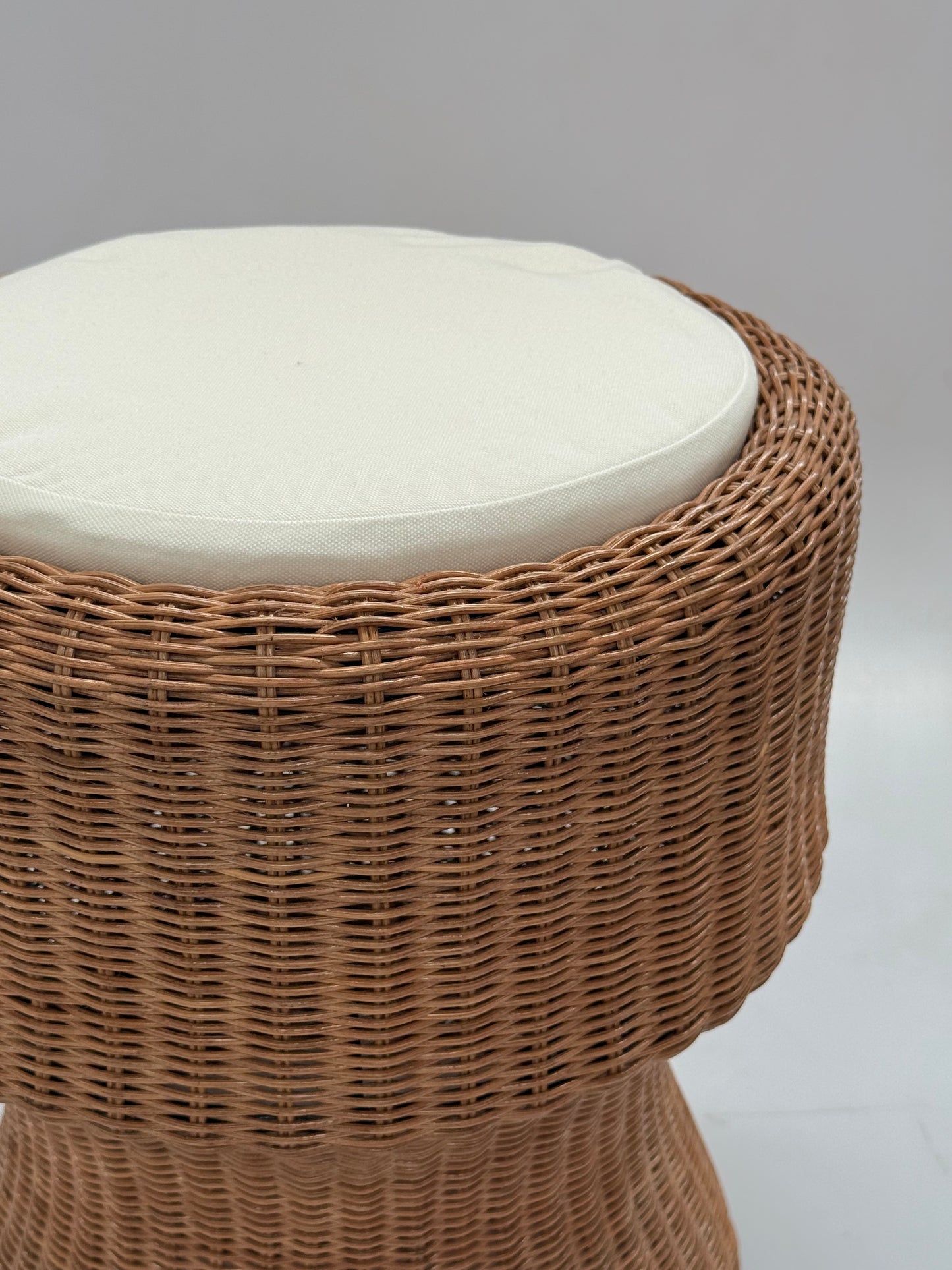 Wicker Stool or Side Table - 6 Available