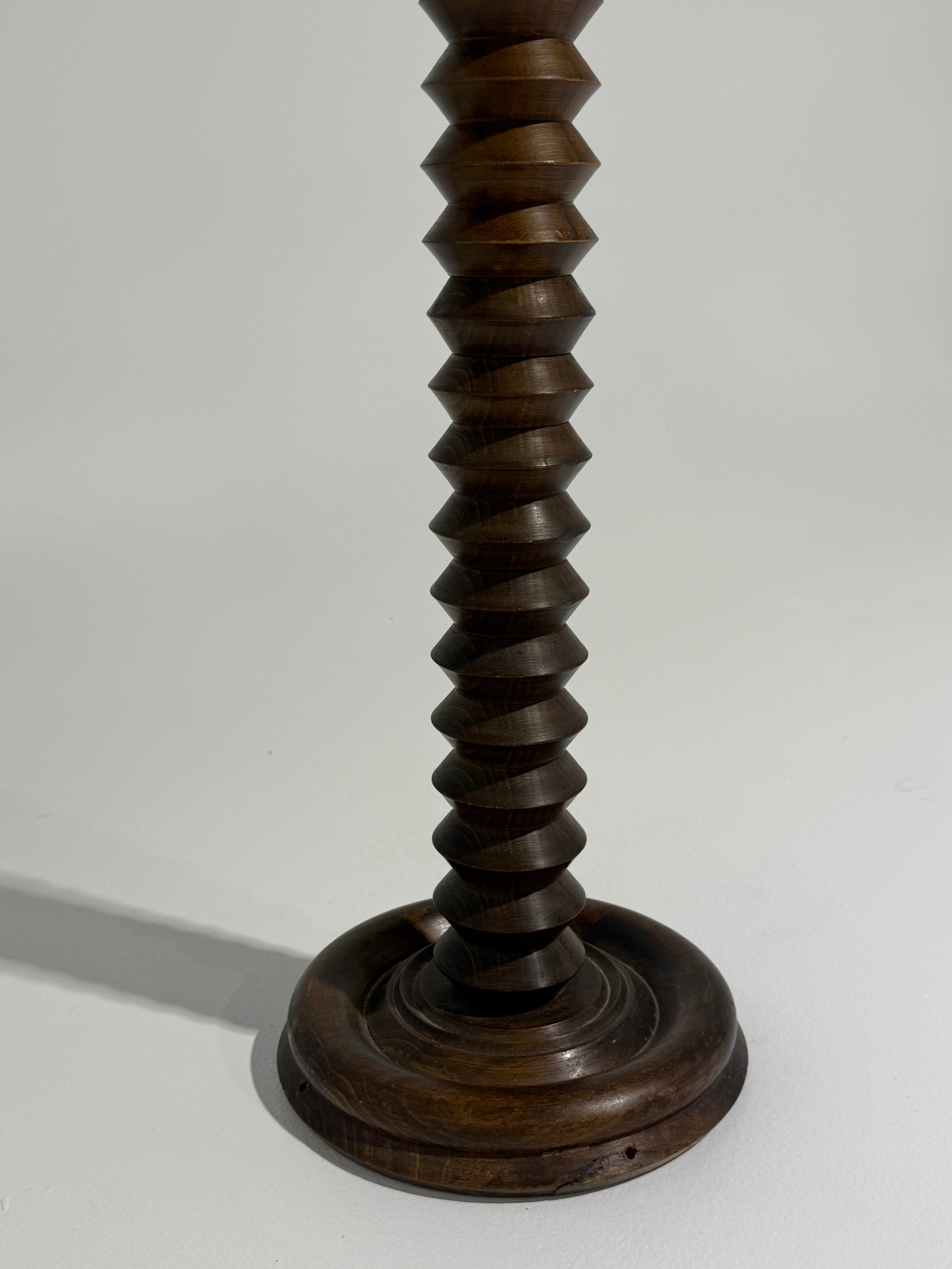 French Carved  Pedestal by Charles Dudouyt