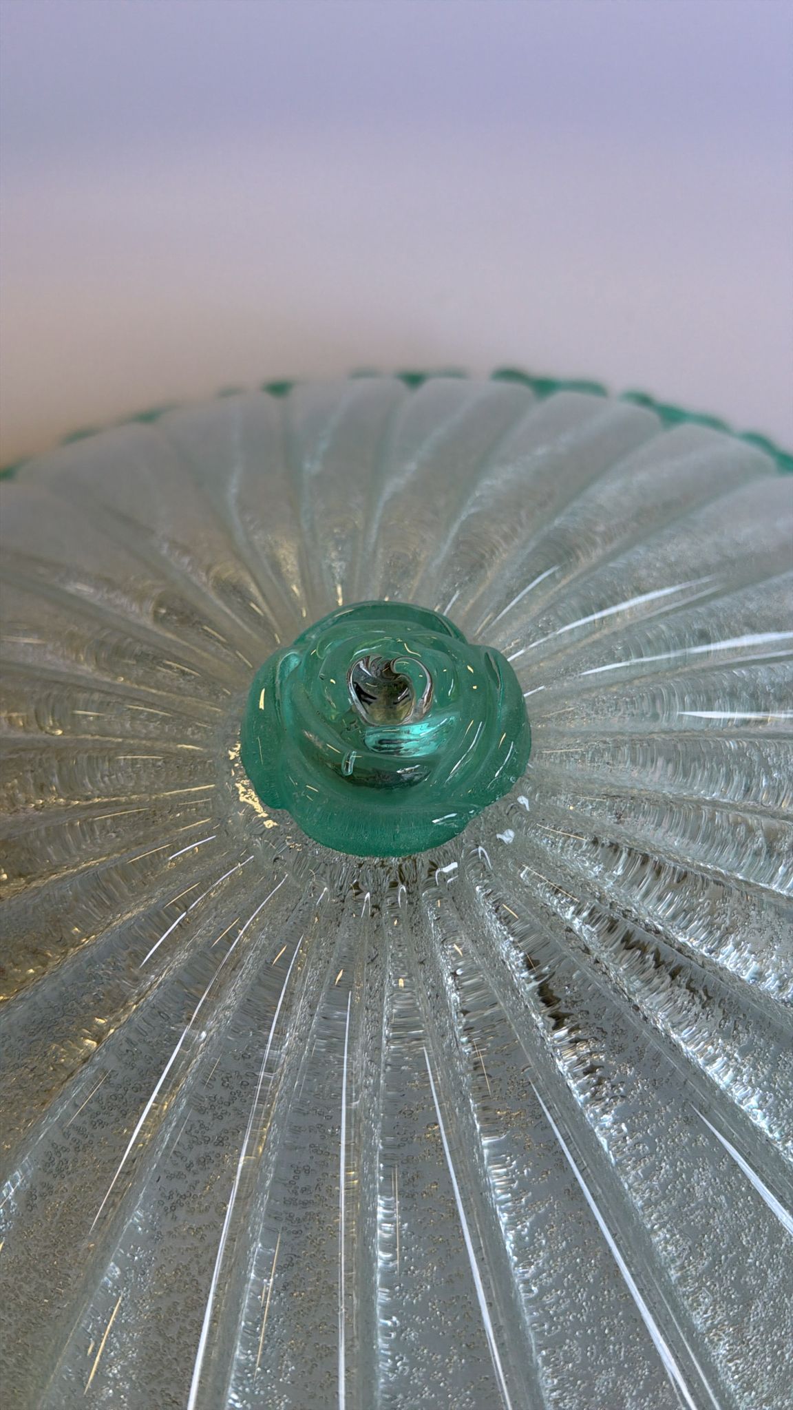 PRE-ORDER: Vintage Murano Glass Flush Mount Ceiling Light