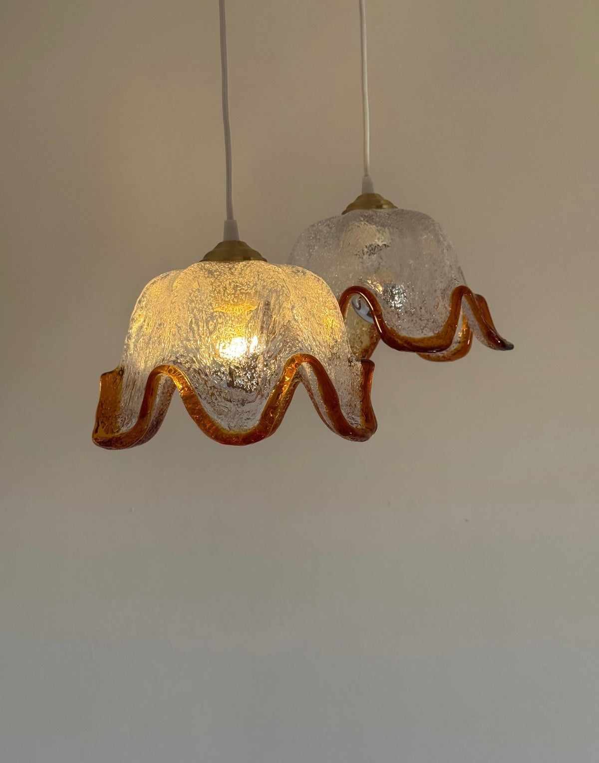 Vintage Murano Pendant by Mazzega - Two Available