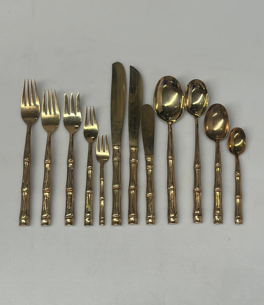 Vintage Bronze 12 Piece Cutlery Set - 10 sets available