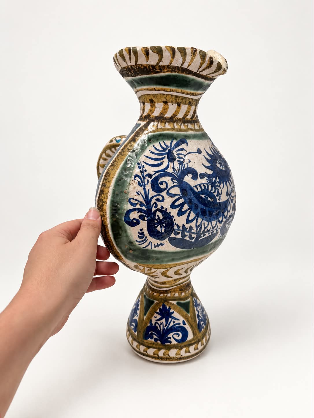 French Ceramic Pichet by Keraluc, Quimper