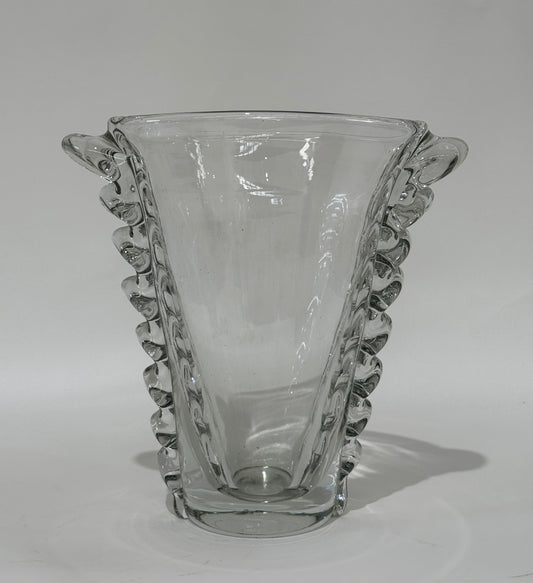 Vintage French Crystal Vase by Daum