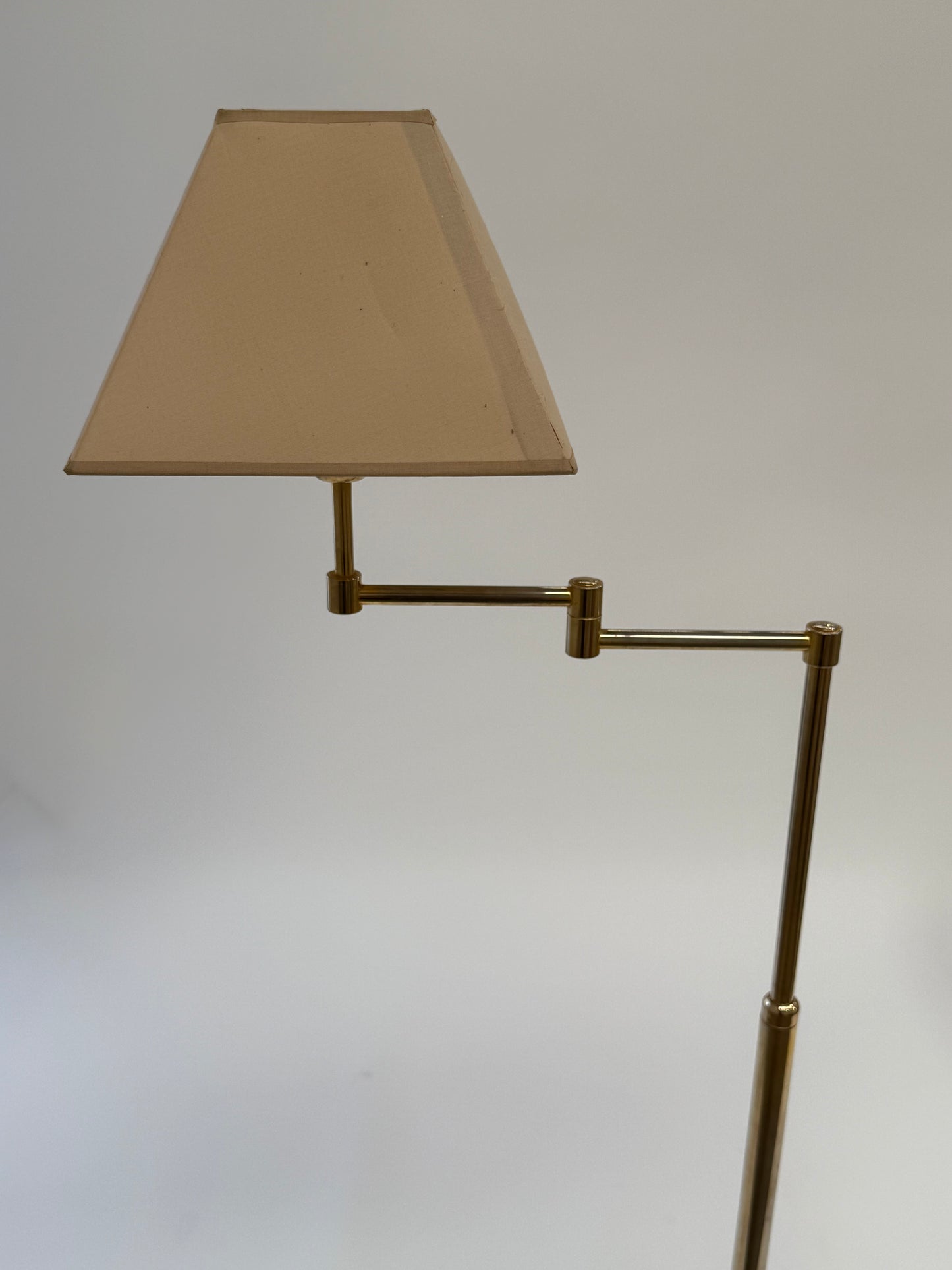 Vintage Brass Articulated Floor Lamp