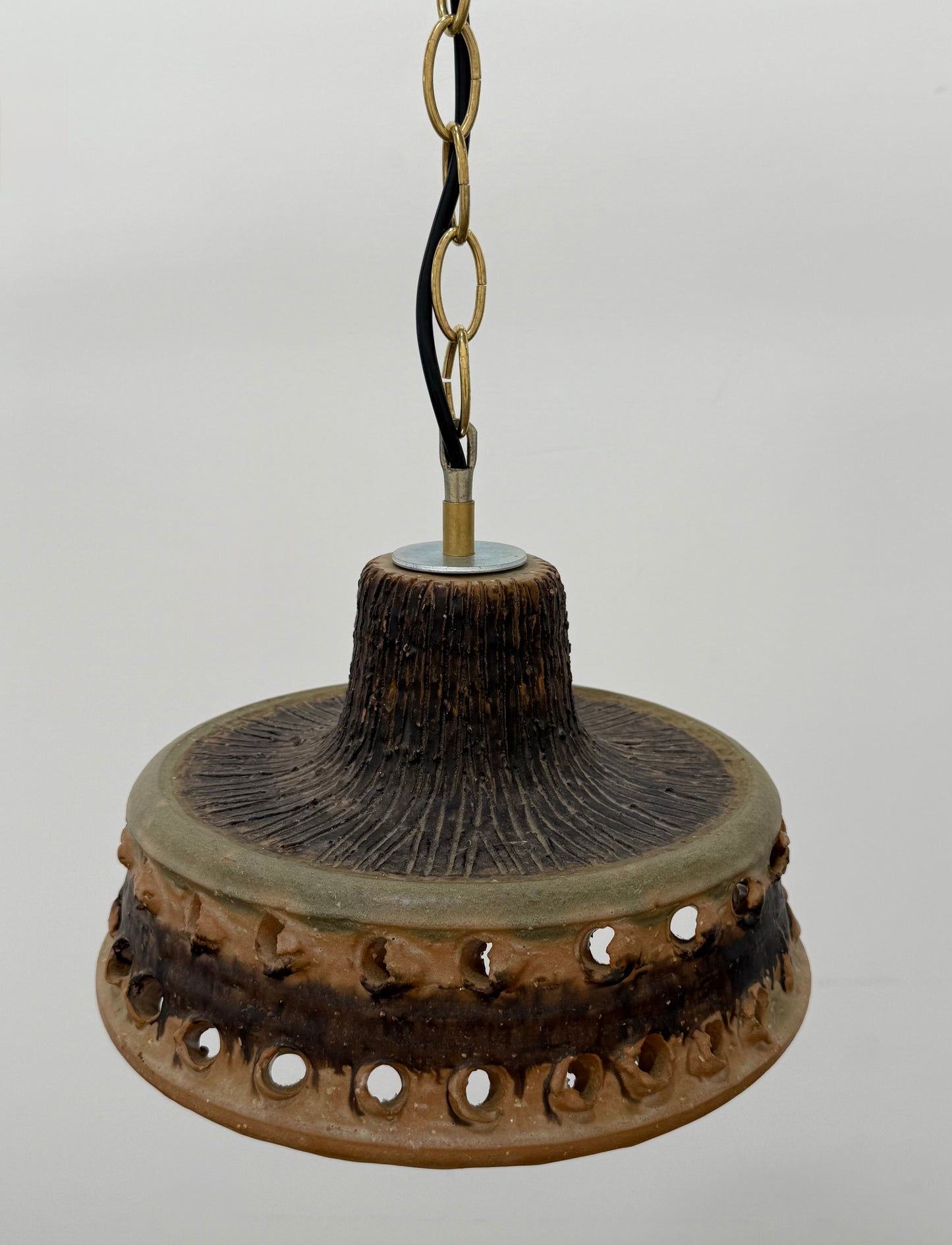 Vintage Danish Ceramic Pendant