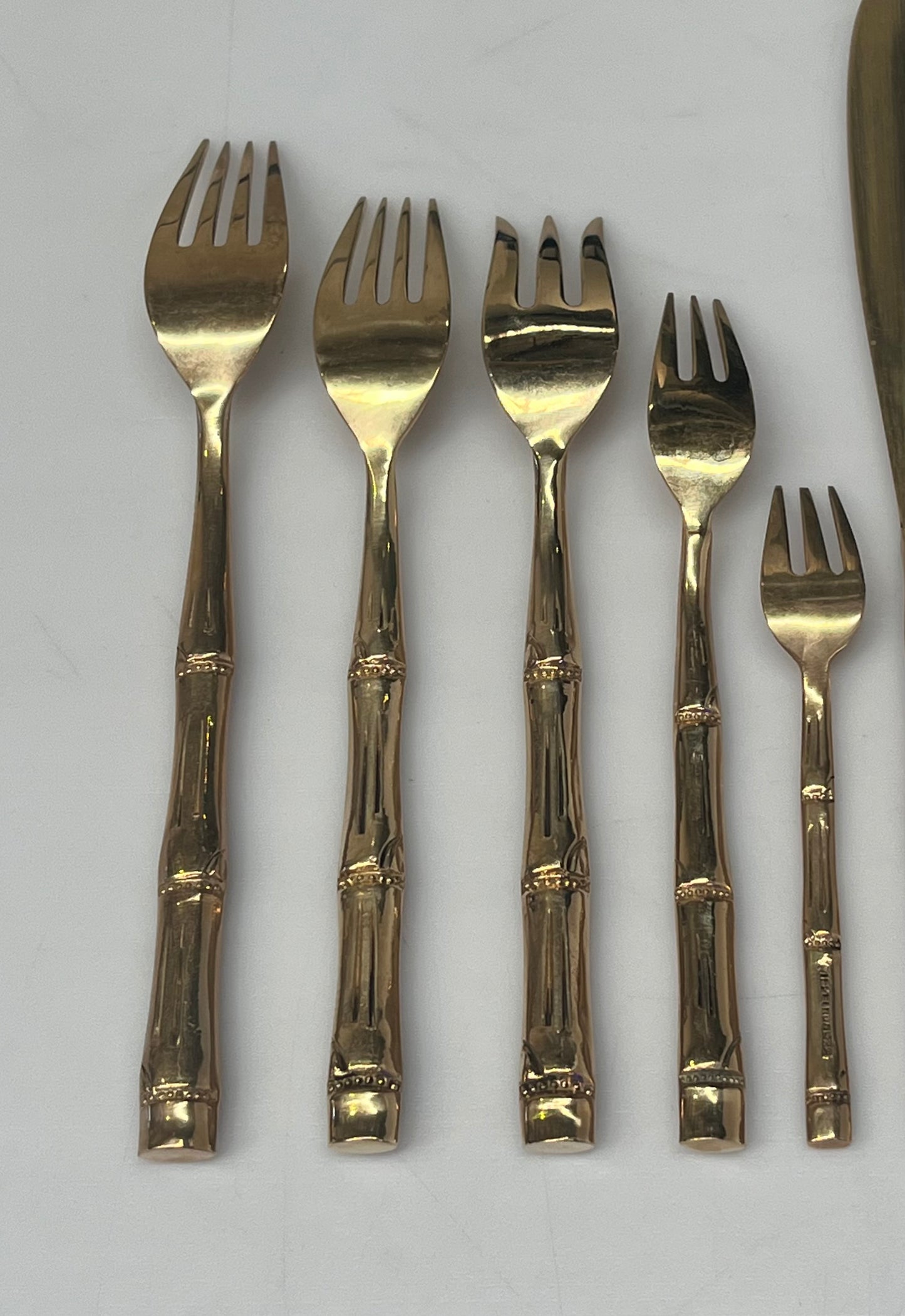 Vintage Bronze 12 Piece Cutlery Set - 10 sets available