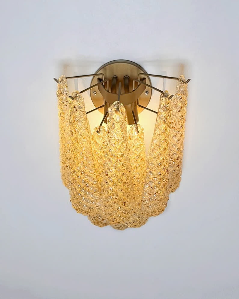 Pair of Murano Glass Wall Lights