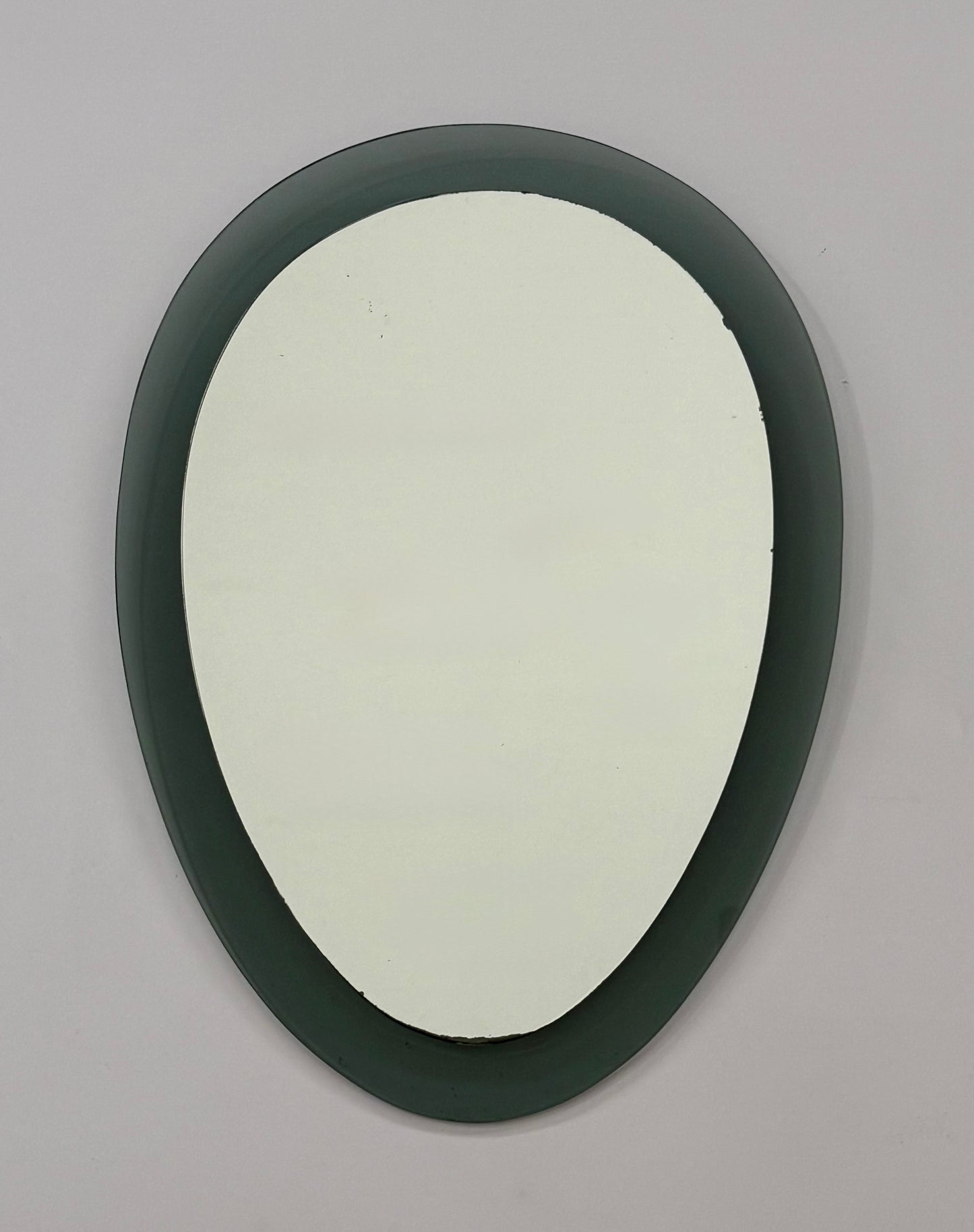 Vintage Italian Coloured Glass Mirror