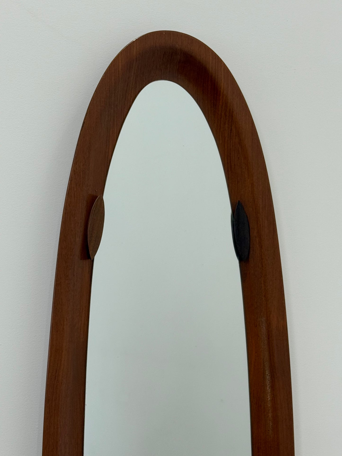 Italian Teak Mirror by Campo & Graffi, 1950’s