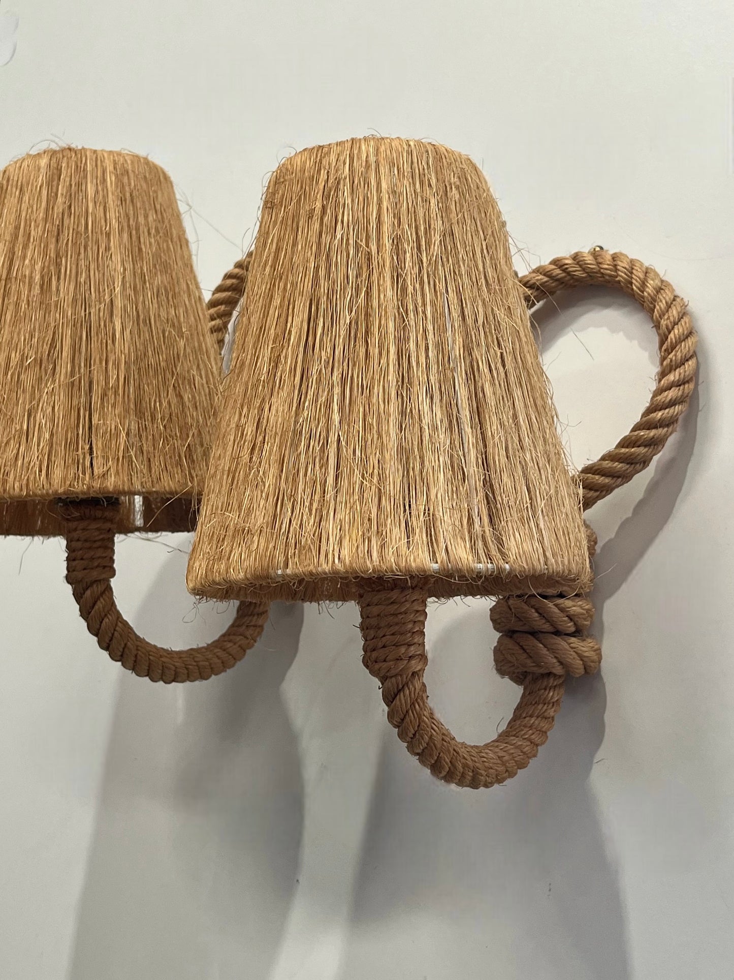 Pair of French Rope Wall Lights