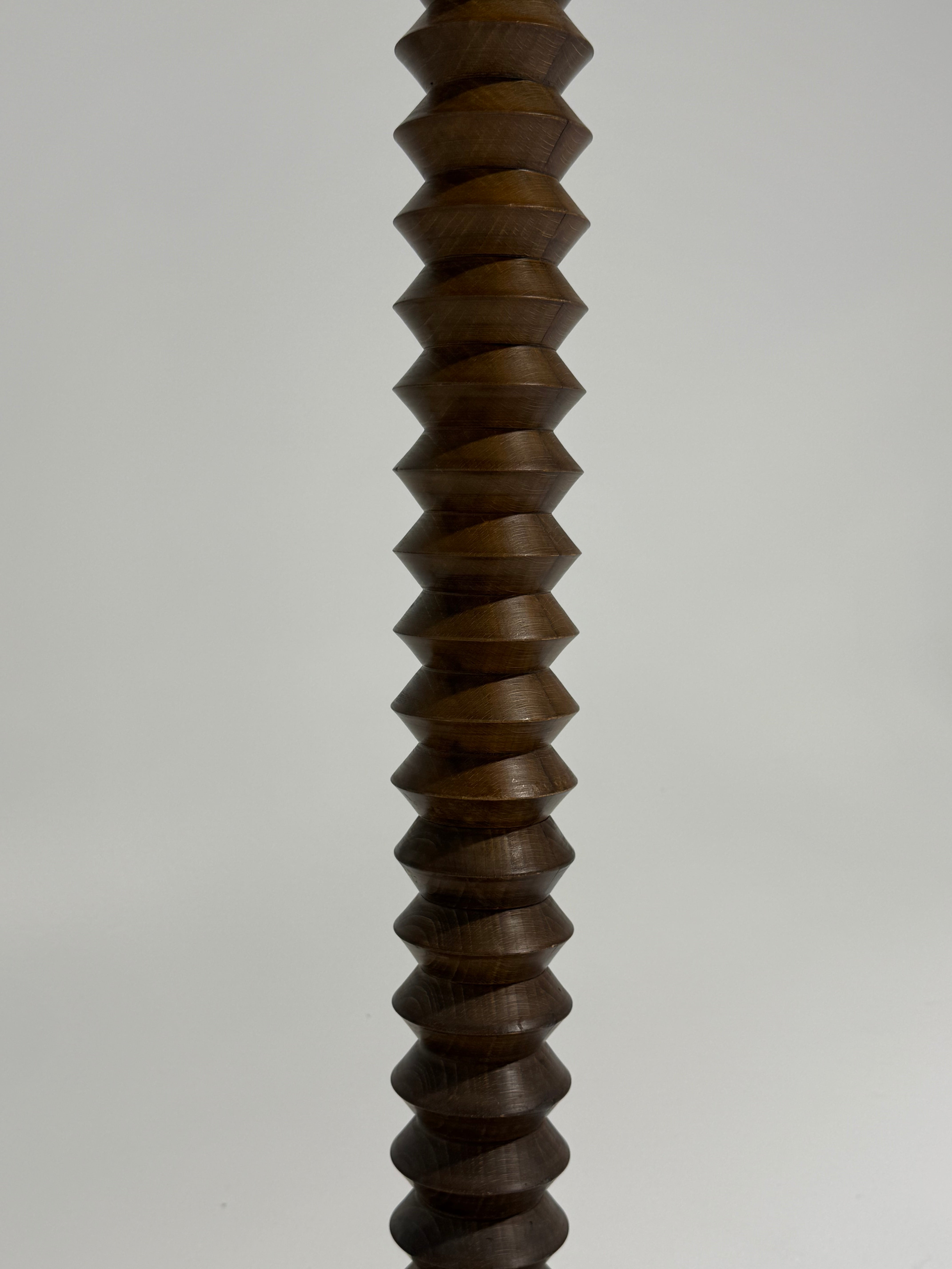 French Carved  Pedestal by Charles Dudouyt
