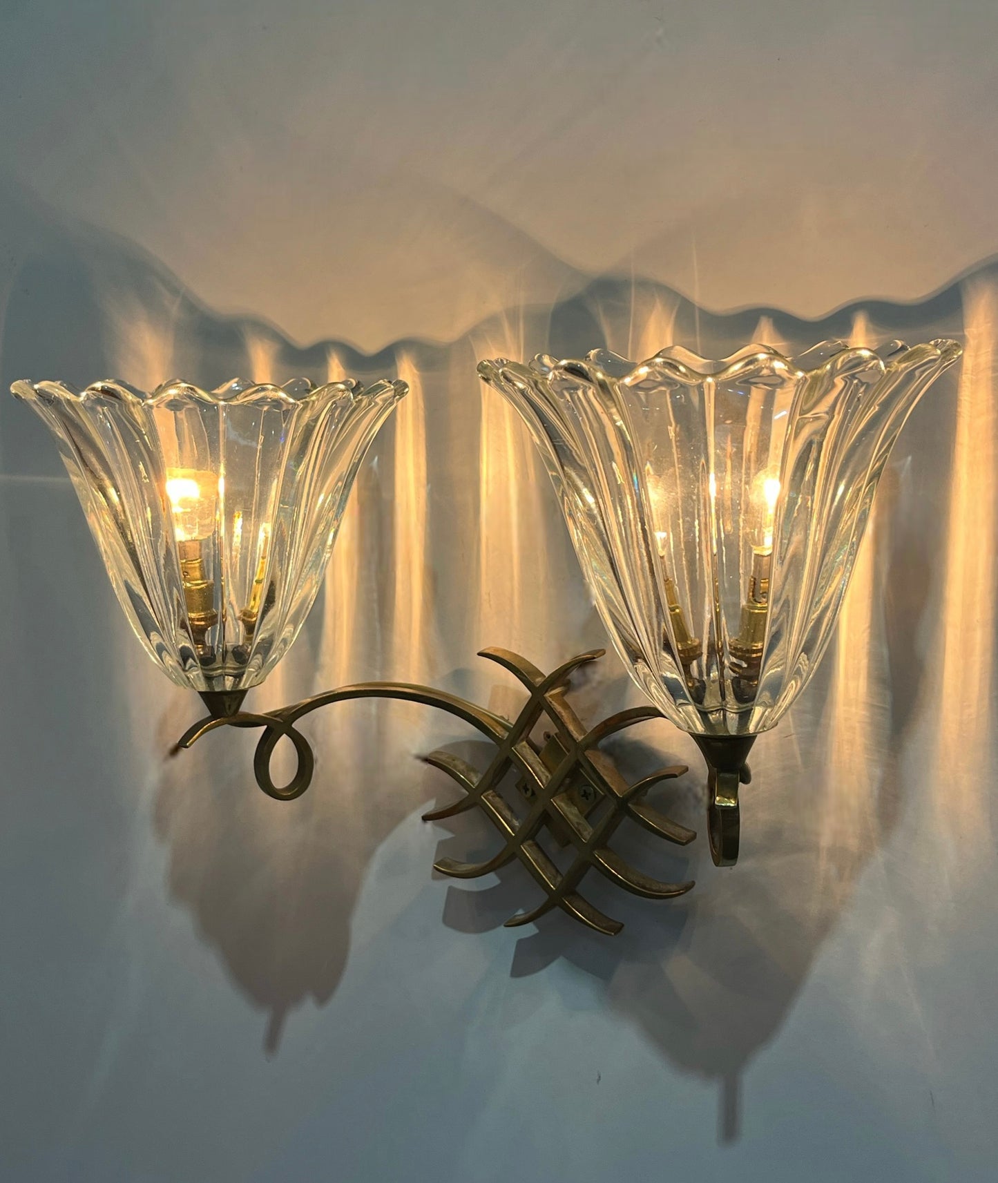 Barovier Double Bowl Wall Light - Two Available