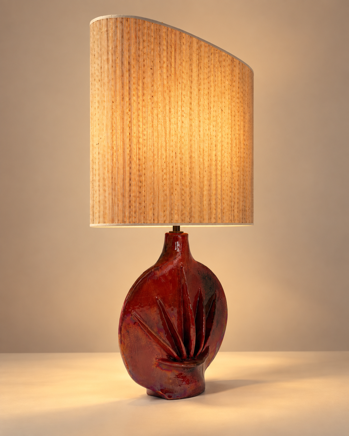 Large 1960’s Italian Ceramic Lamp