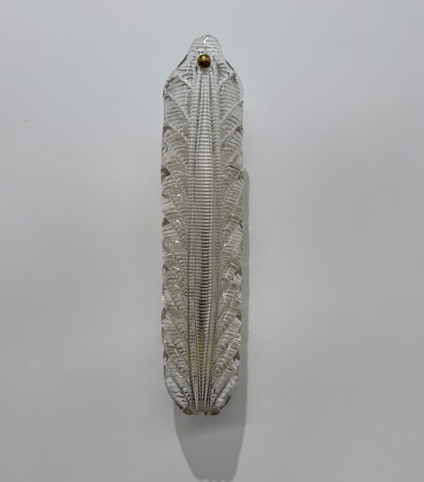 Murano Glass Leaf Wall Light by Barovier