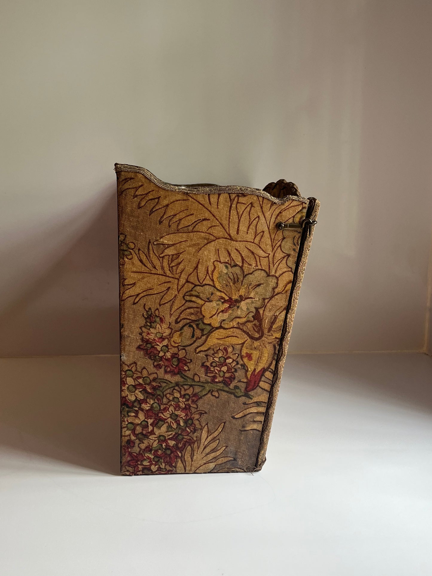 Vintage Fabric Magazine Holder