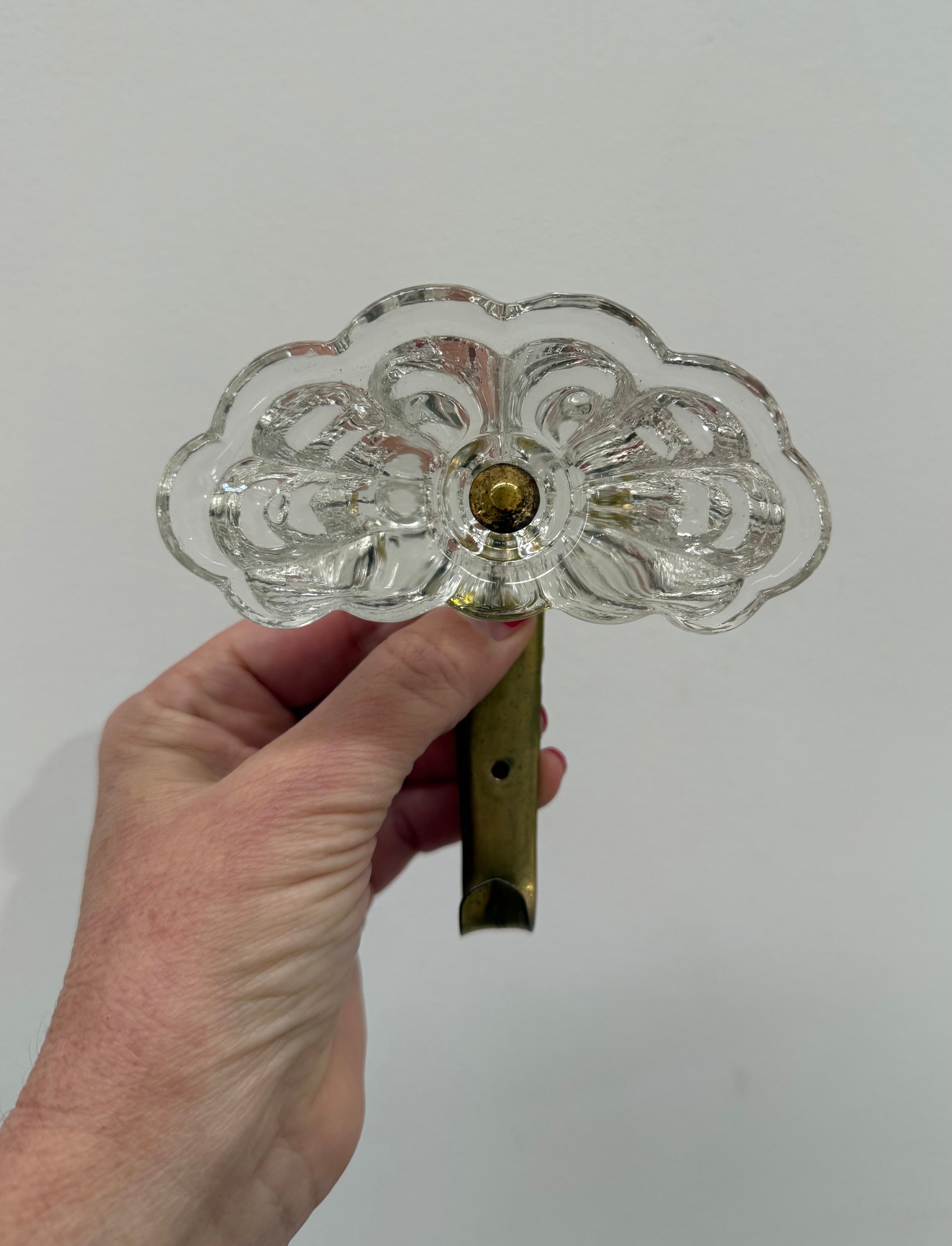 Murano Glass Coat Hook - Two Available
