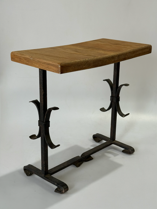 Vintage Timber & Iron Stool