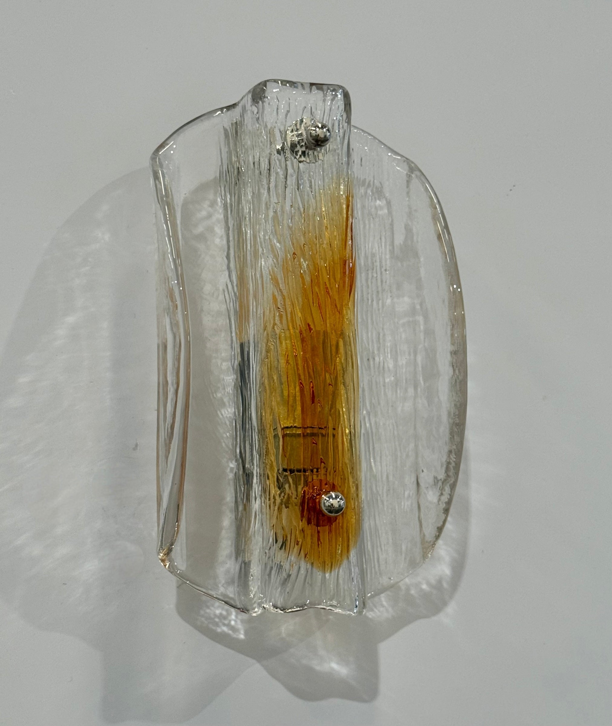 Pair of 1970’s Murano Wall Lights by Mazzega