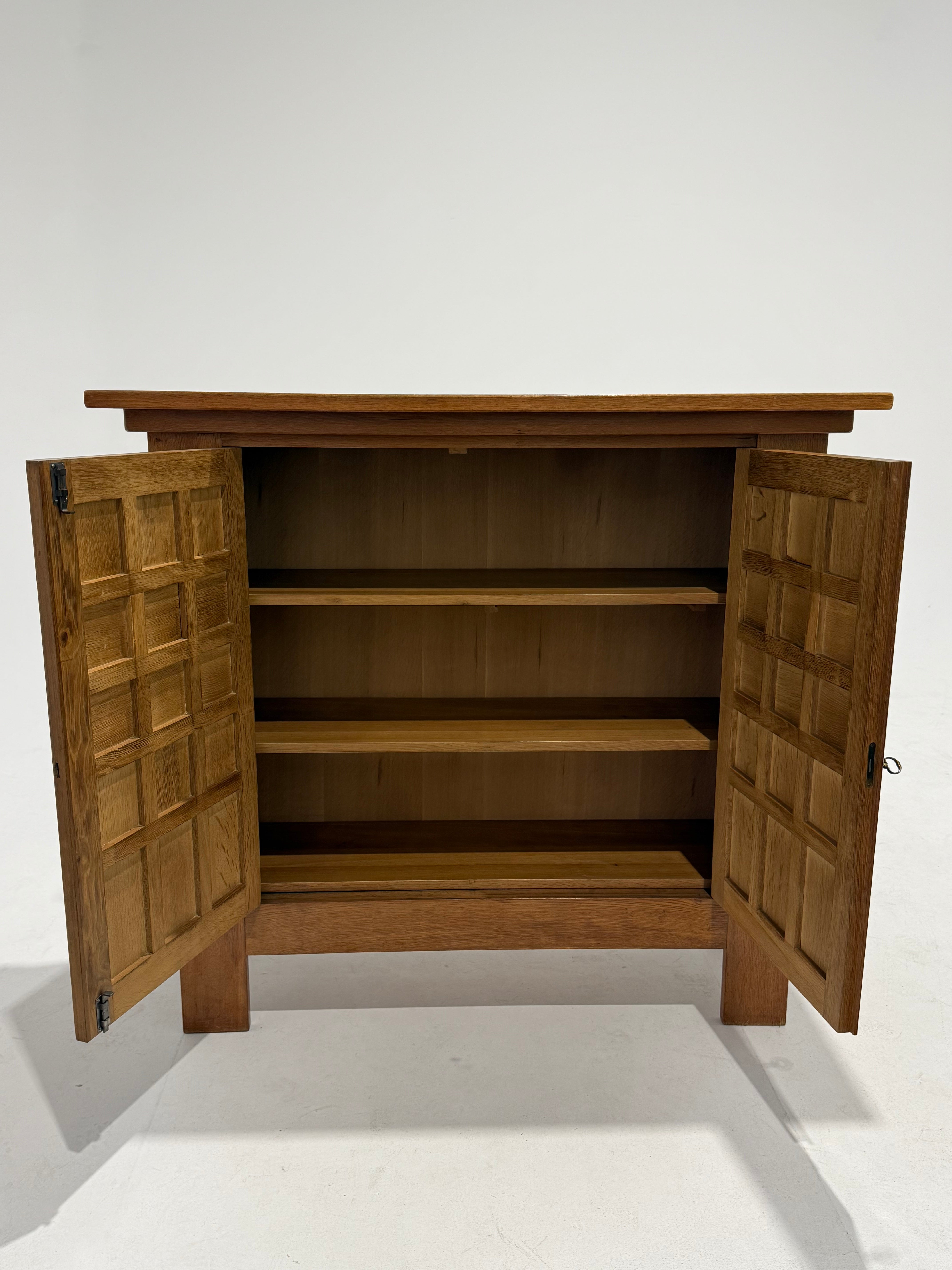 Vintage French Oak Cabinet