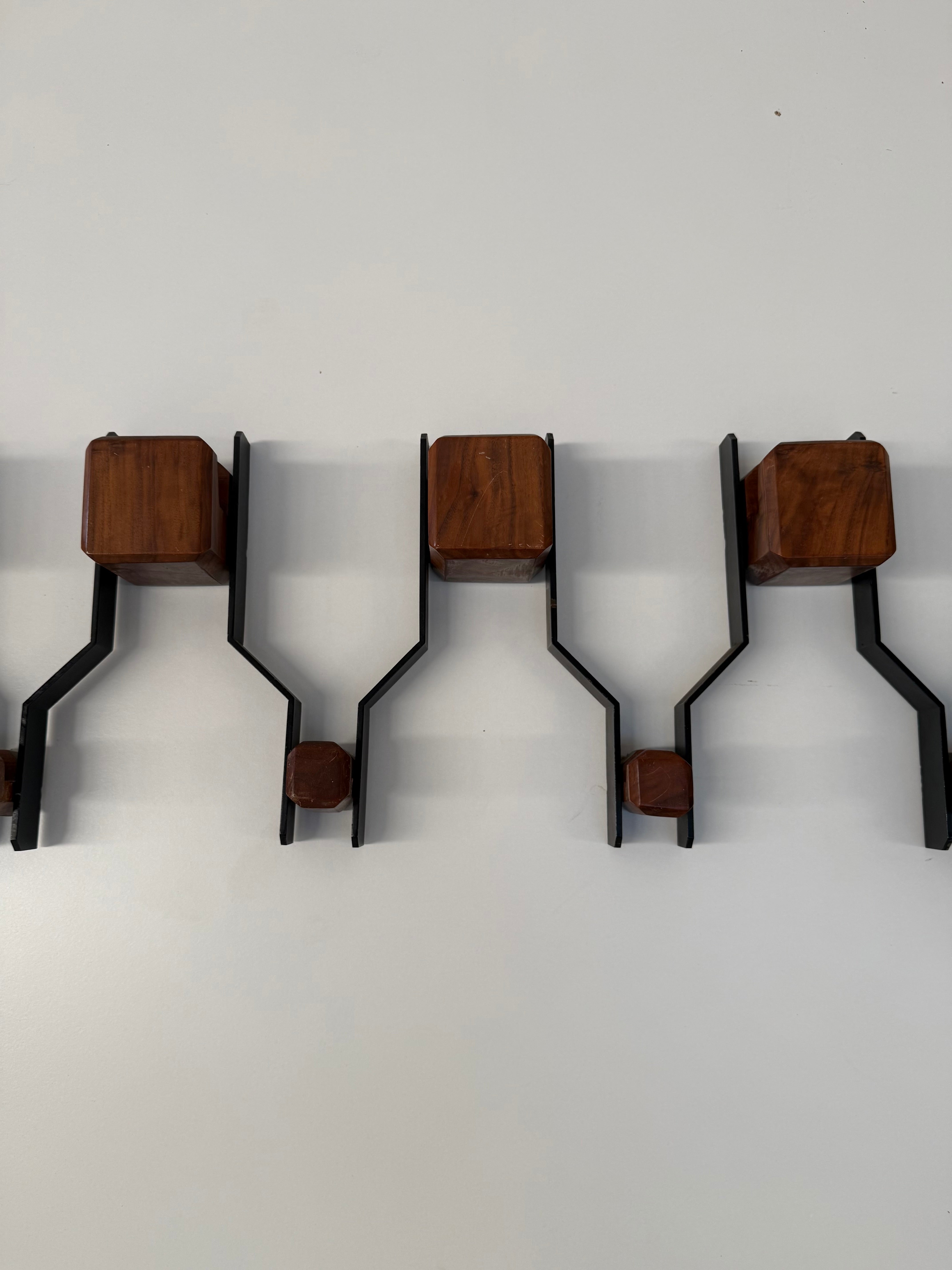 Vintage Italian Wall Coat Rack