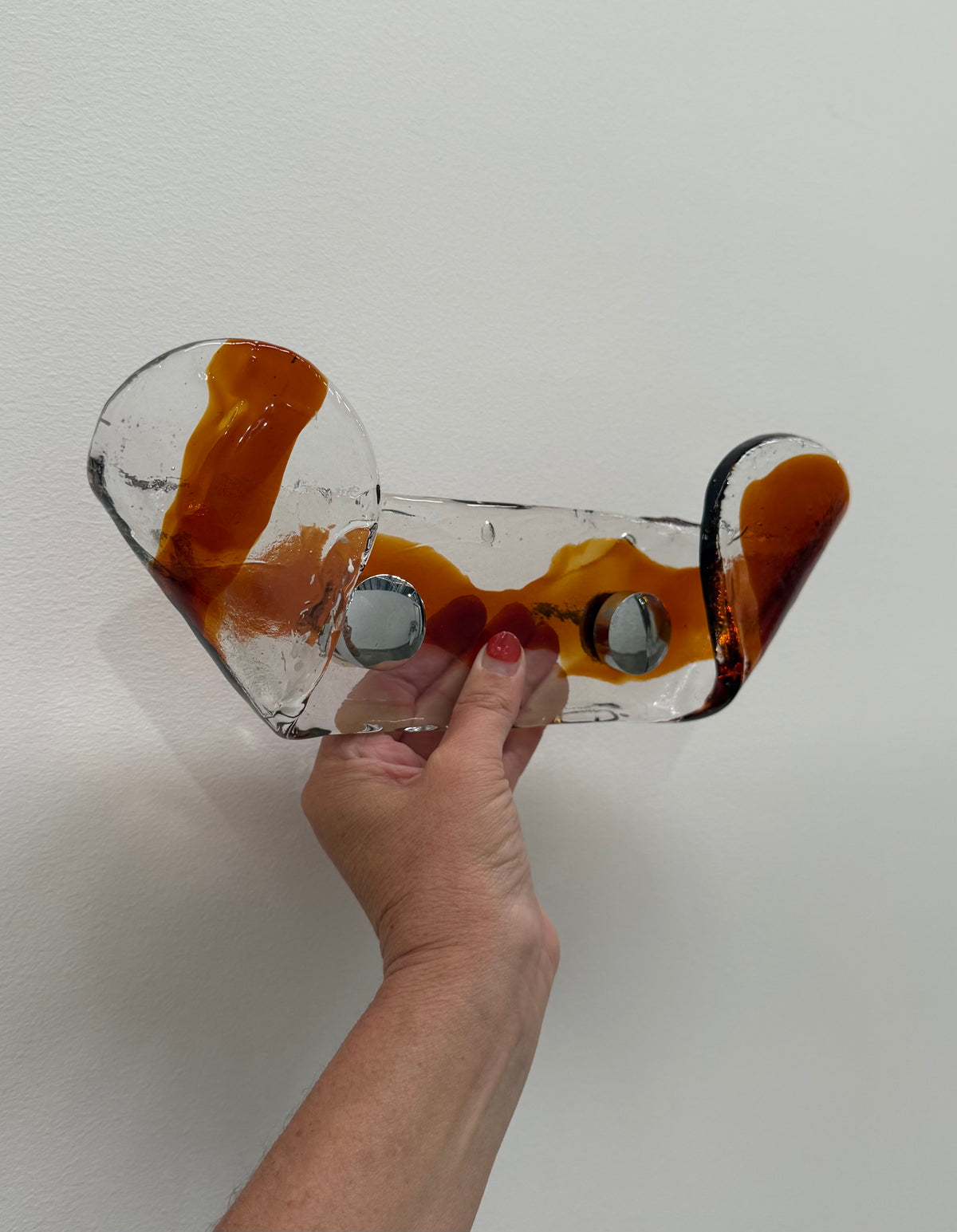 1970’s Murano Glass Robe Holder by Mazzega