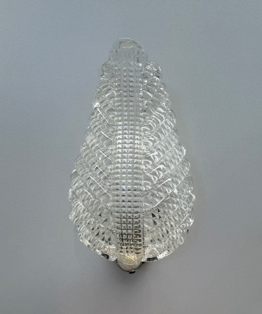 Pair of Murano Glass Foglia Wall Lights