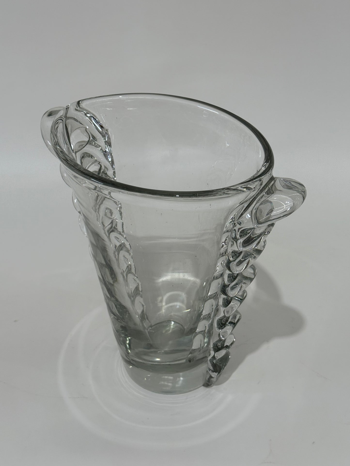 Vintage French Crystal Vase by Daum