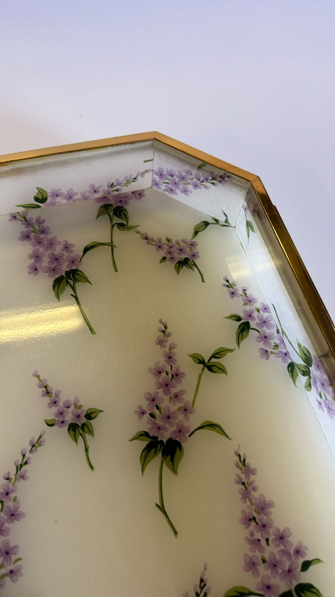PRE-ORDER: Italian Floral Perspex Tray