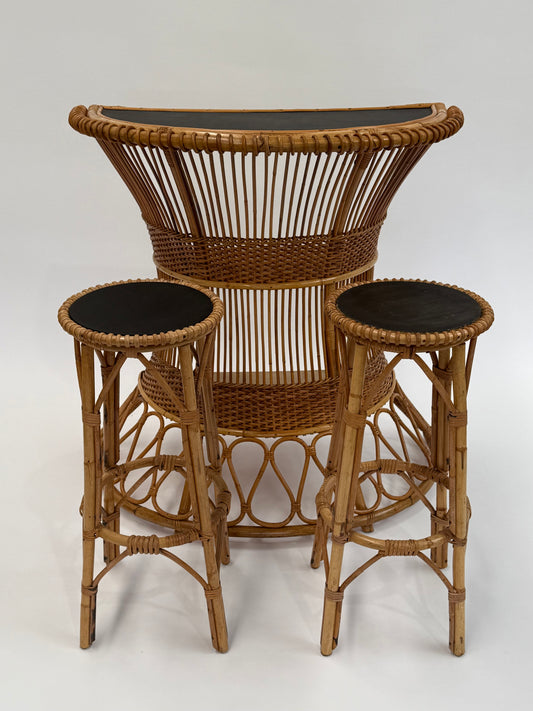 French 1960’s Bamboo Bar