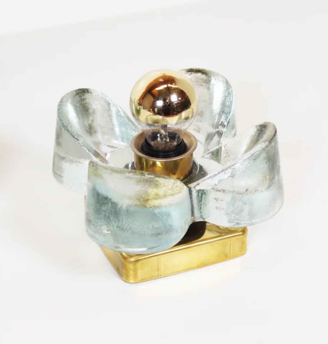 Pair of Murano Glass Wall Lights by Sische